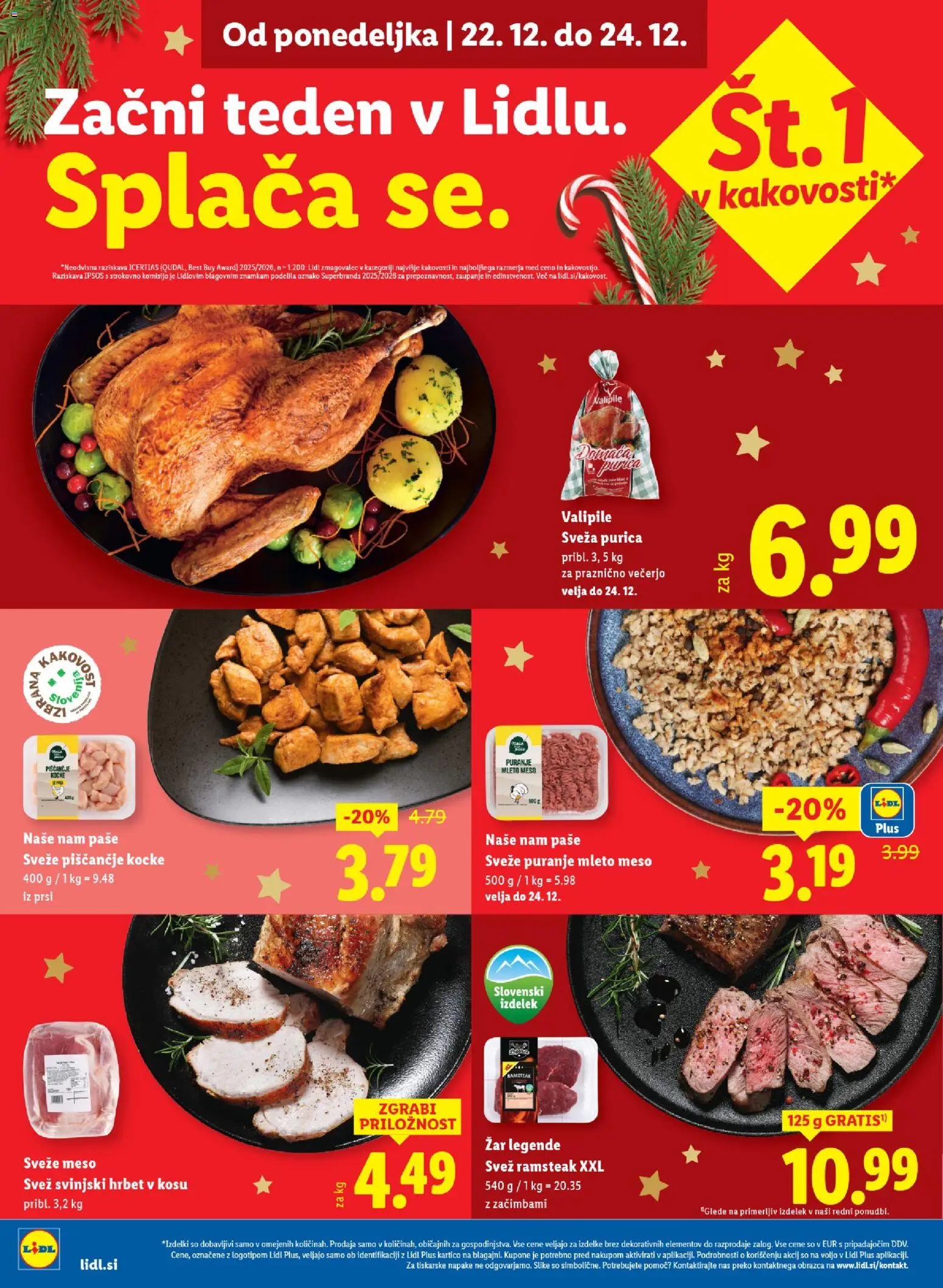 Novi Lidl katalog ponudbe – veljaven od 18.12.2025 | Stran: 34 | Izdelki: Zar, Mleto meso