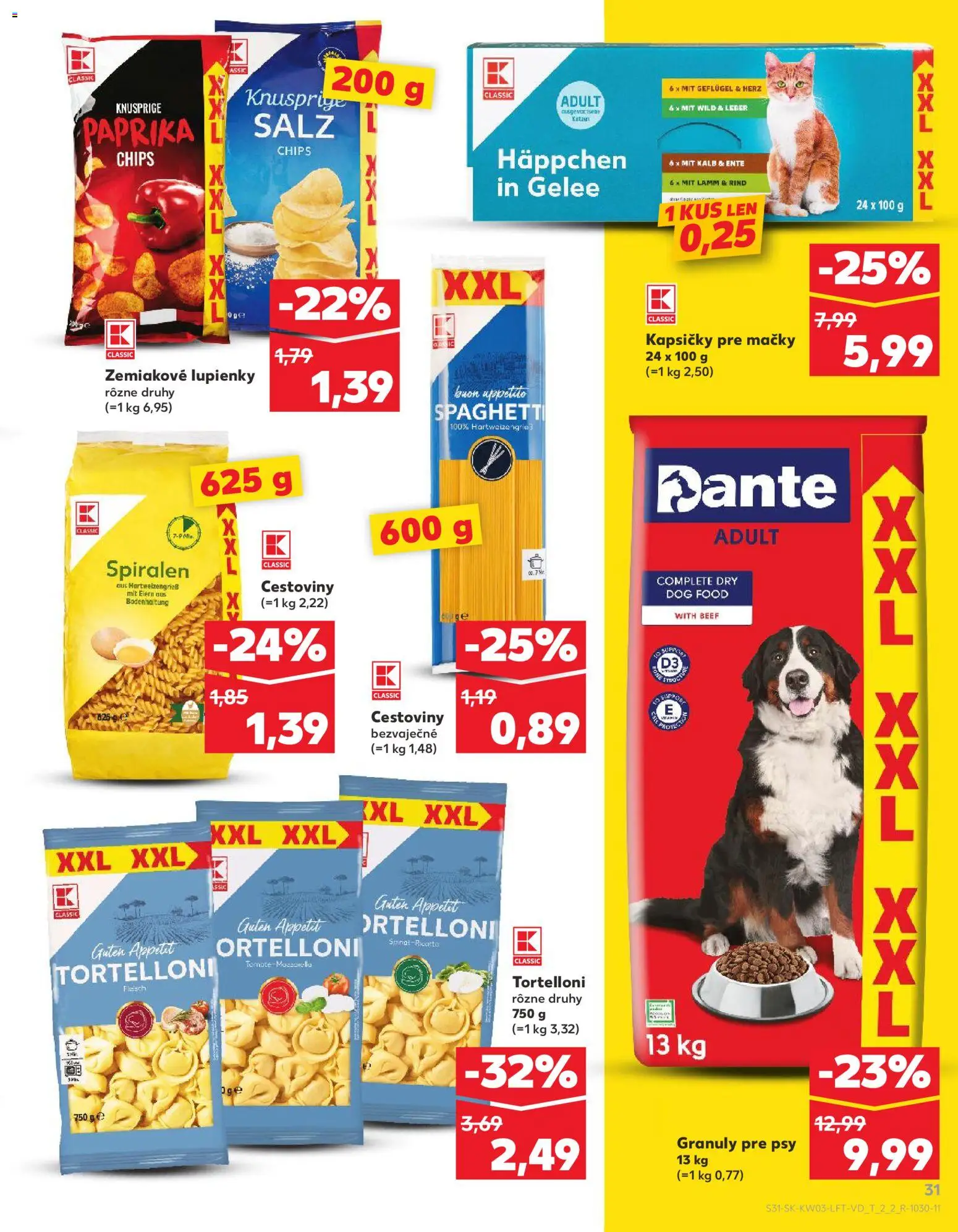 Kaufland SK akciós ujság - amely érvényes a következő dátumtól: 15.01.2026 | Oldal: 31 | Termékek: Chips