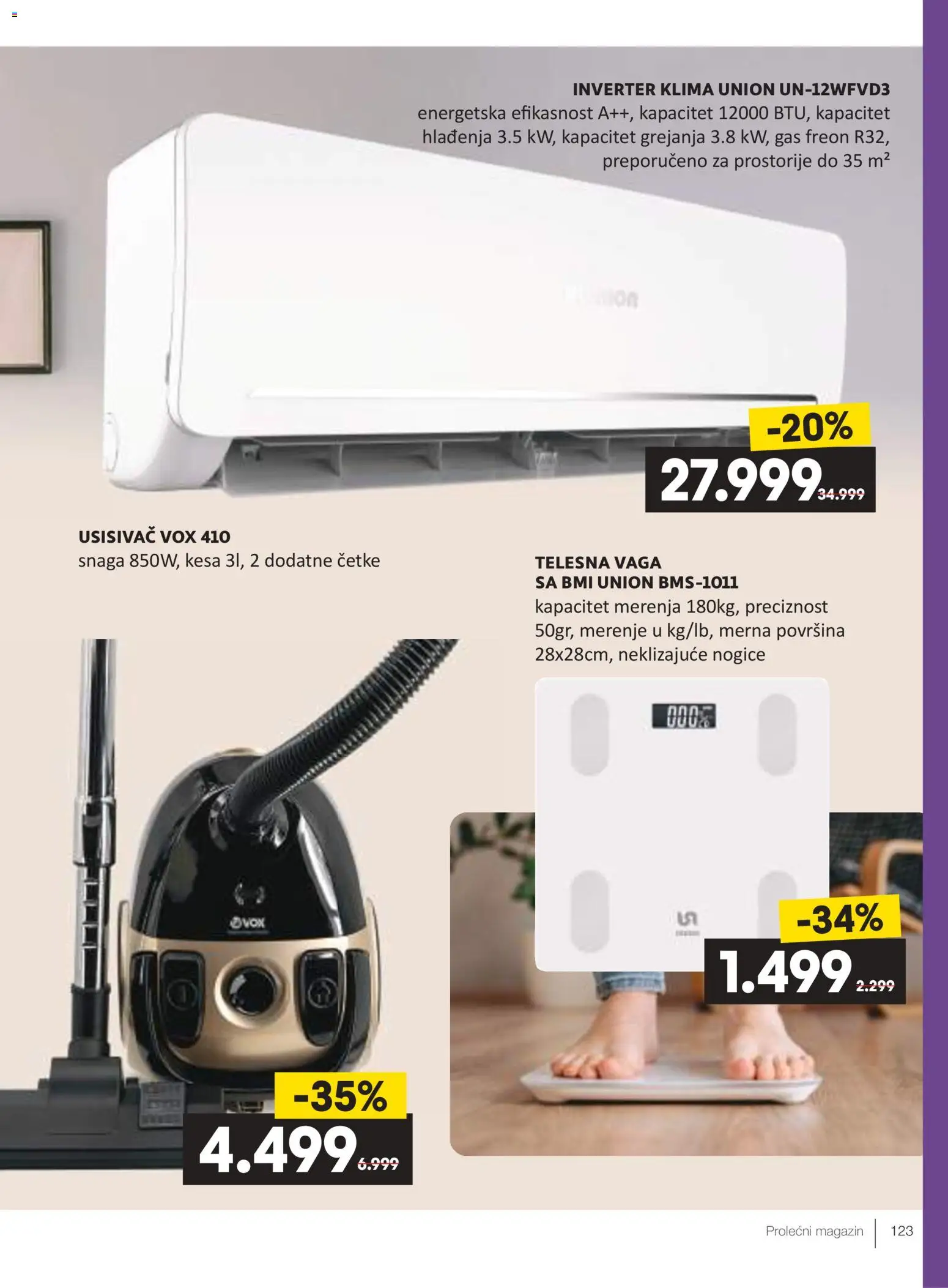 Idea katalog - važi od 09.04.2026 | Strana: 123 | Proizvode: Usisivač, Vaga, Klima