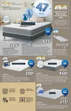Jysk - Prévisualisation de Jysk catalogue valide à partir de 17.03.2026 | Page: 8 | Produits: Surmatelas, Enveloppe, Mousse, Sommier