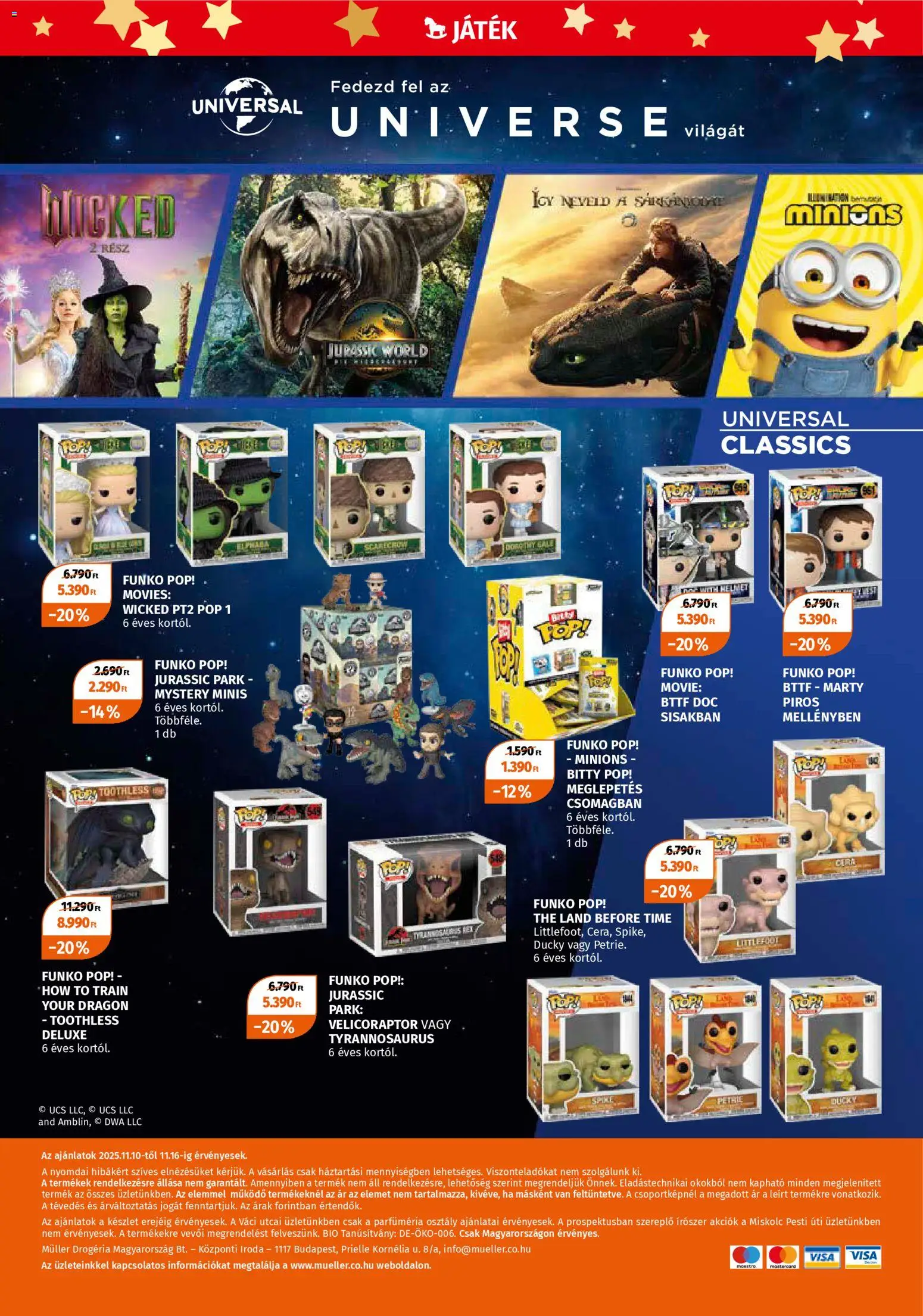 Müller akciós ujság - amely érvényes a következő dátumtól: 10.11.2025 | Oldal: 12 | Termékek: Játék