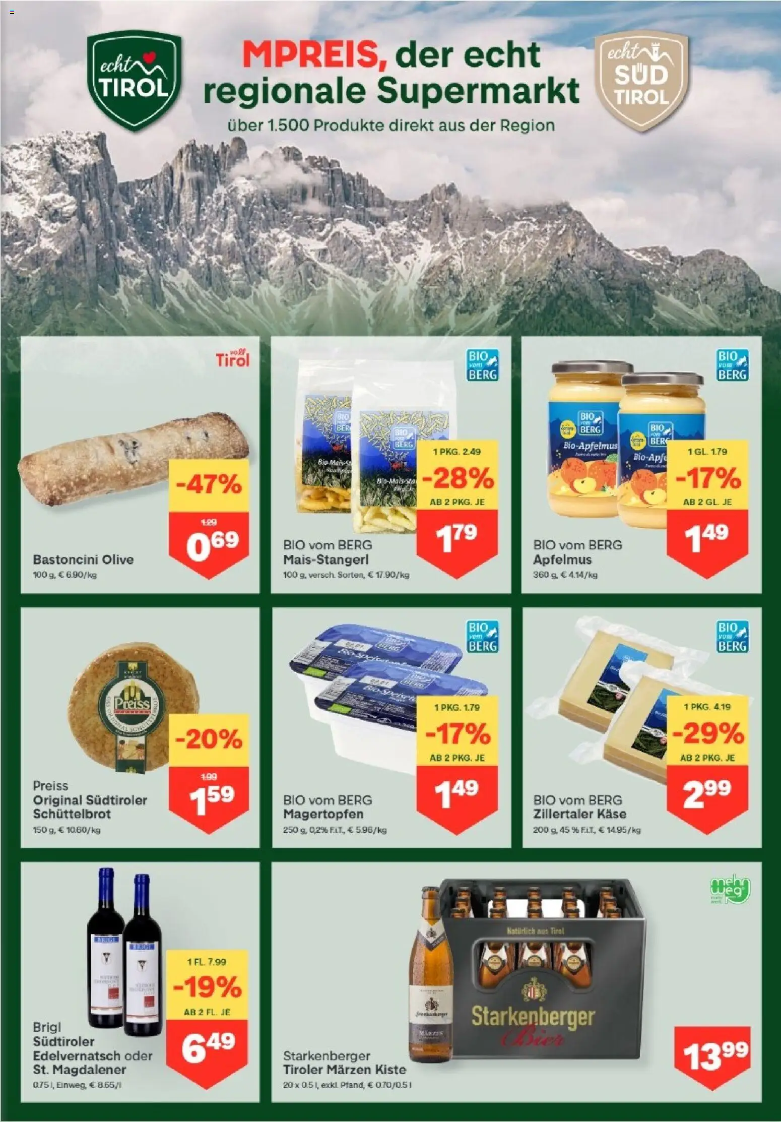 MPREIS Hohenems gültig ab 16.04.2026 | Seite: 7 | Produkte: Käse