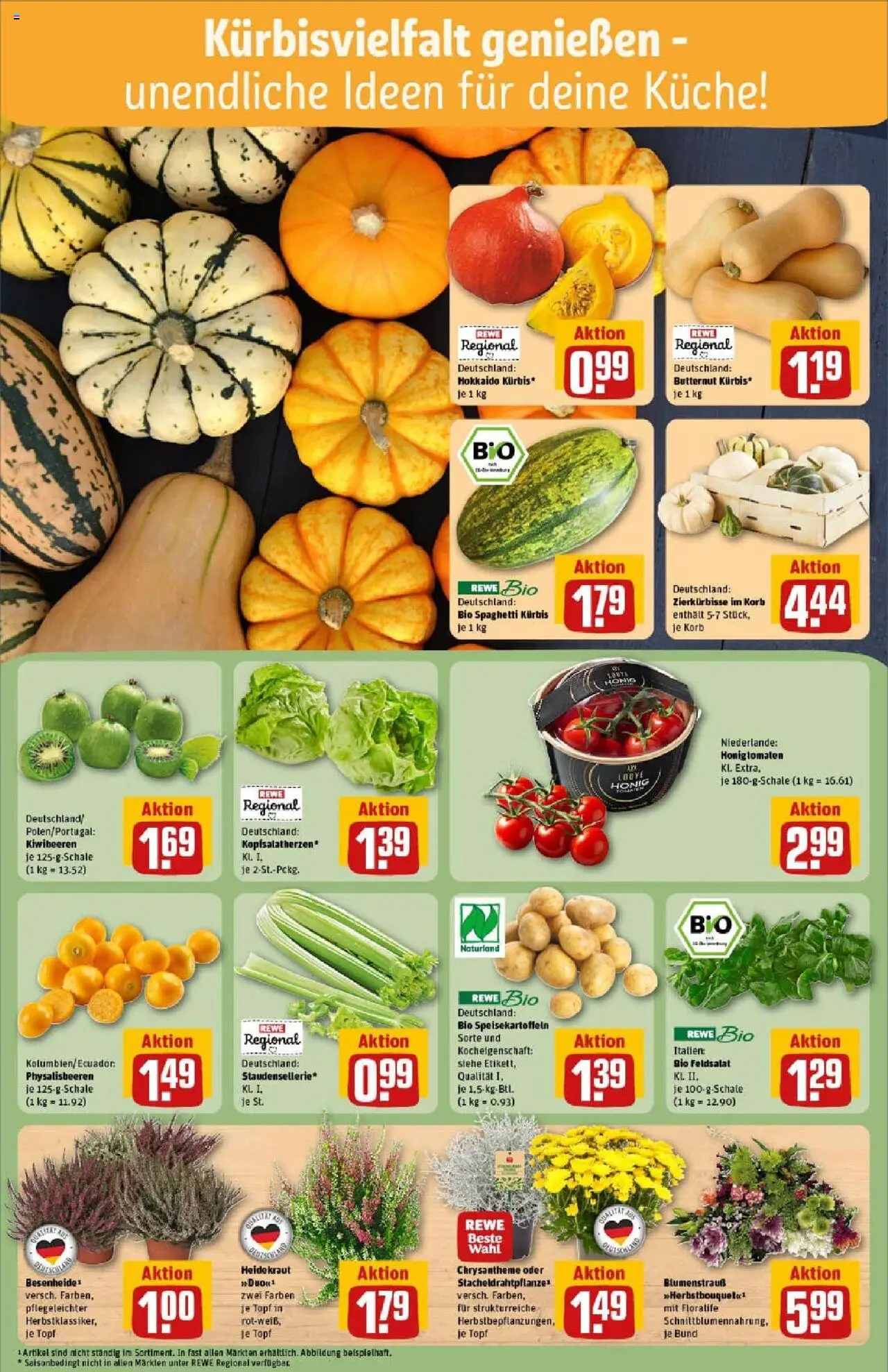 Rewe prospekt Zell Unter Aichelberg	 – gültig ab 06.10.2025 | Seite: 7 | Produkte: Küche, Tomaten, Kürbis, Kiwi