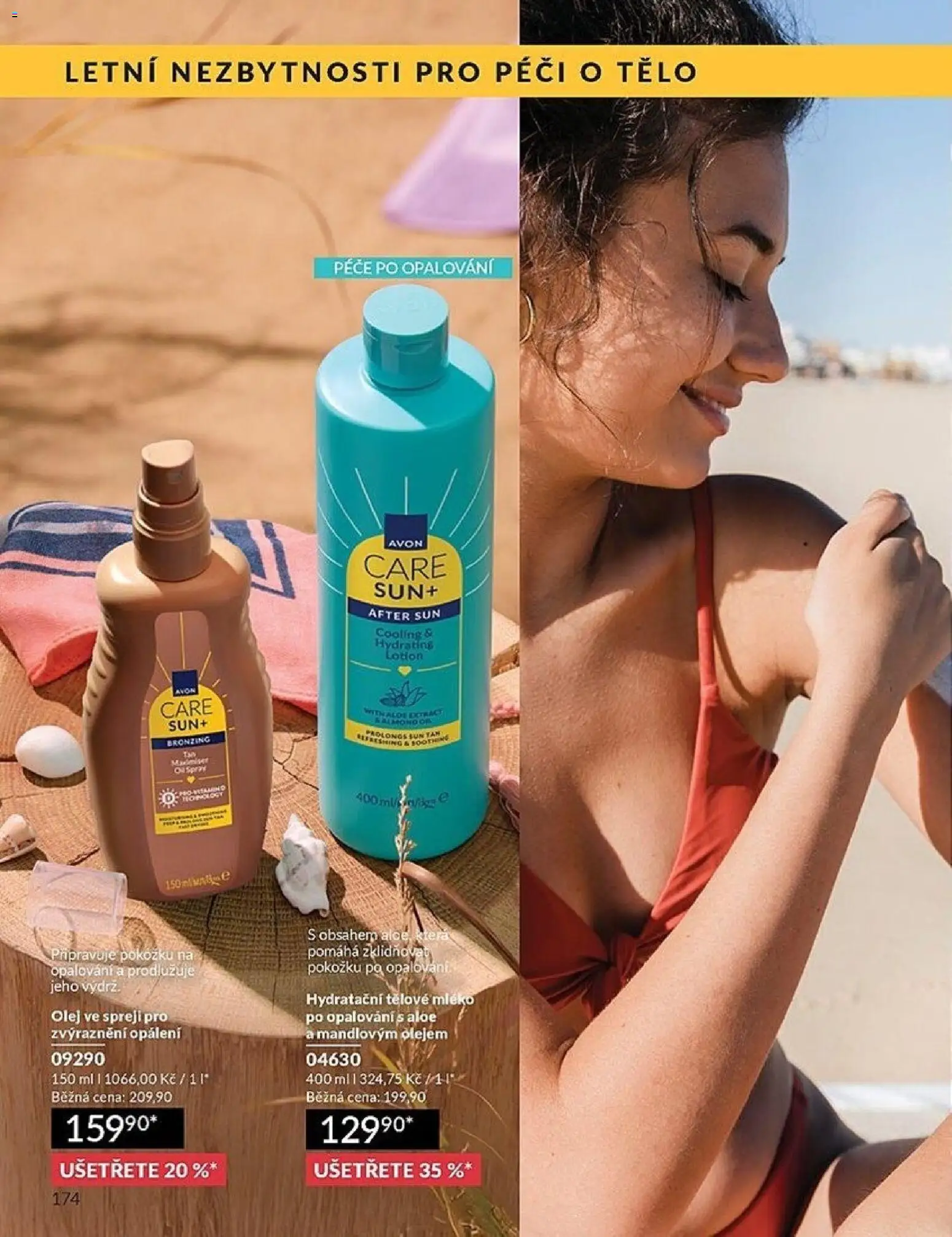 Avon Katalog 05/2026 od 01.05.2026 | Strana: 174 | Produkty: Tělové mléko, Mléko, Olej, Olej ve spreji