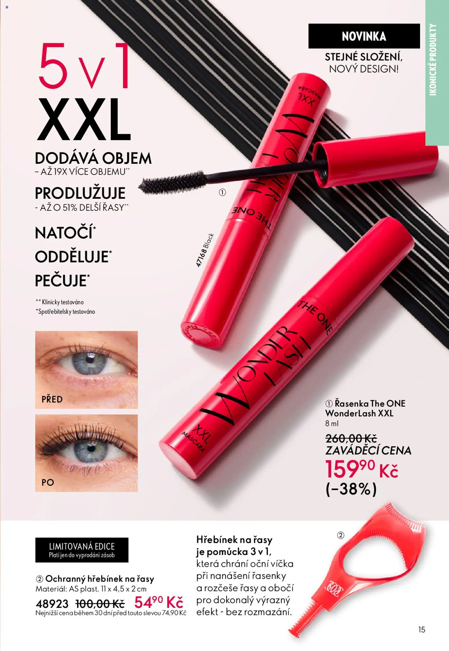 Oriflame katalog č. 04/2026 od 04.03.2026 | Strana: 15 | Produkty: Řasenka