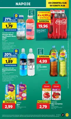 Lidl Gazetka od 12.06.2025 | Strona: 39 | Produkty: Cytryna, Ice Tea, Napoje, Smoczy owoc