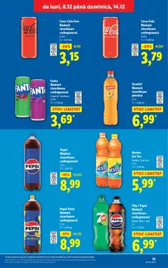 Ofertele Lidl valabile de la 08.12.2025 | Pagină: 33 | Produse: Piersică, Ice tea, Zahăr, Lămâie