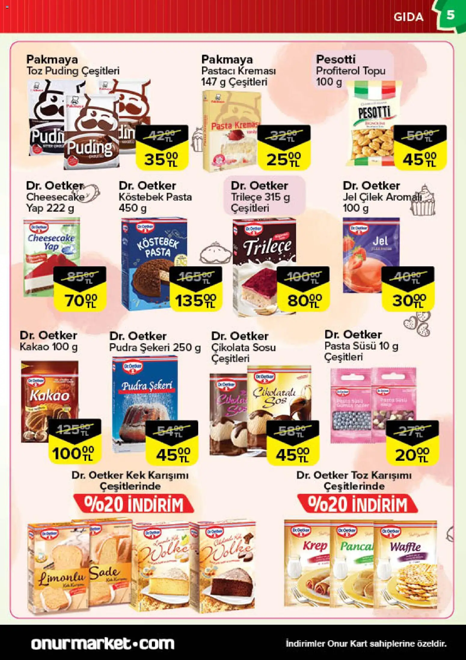 Onur Market - Broşür - 04.12.2025 tarihinden itibaren geçerlidir | Sayfa: 5