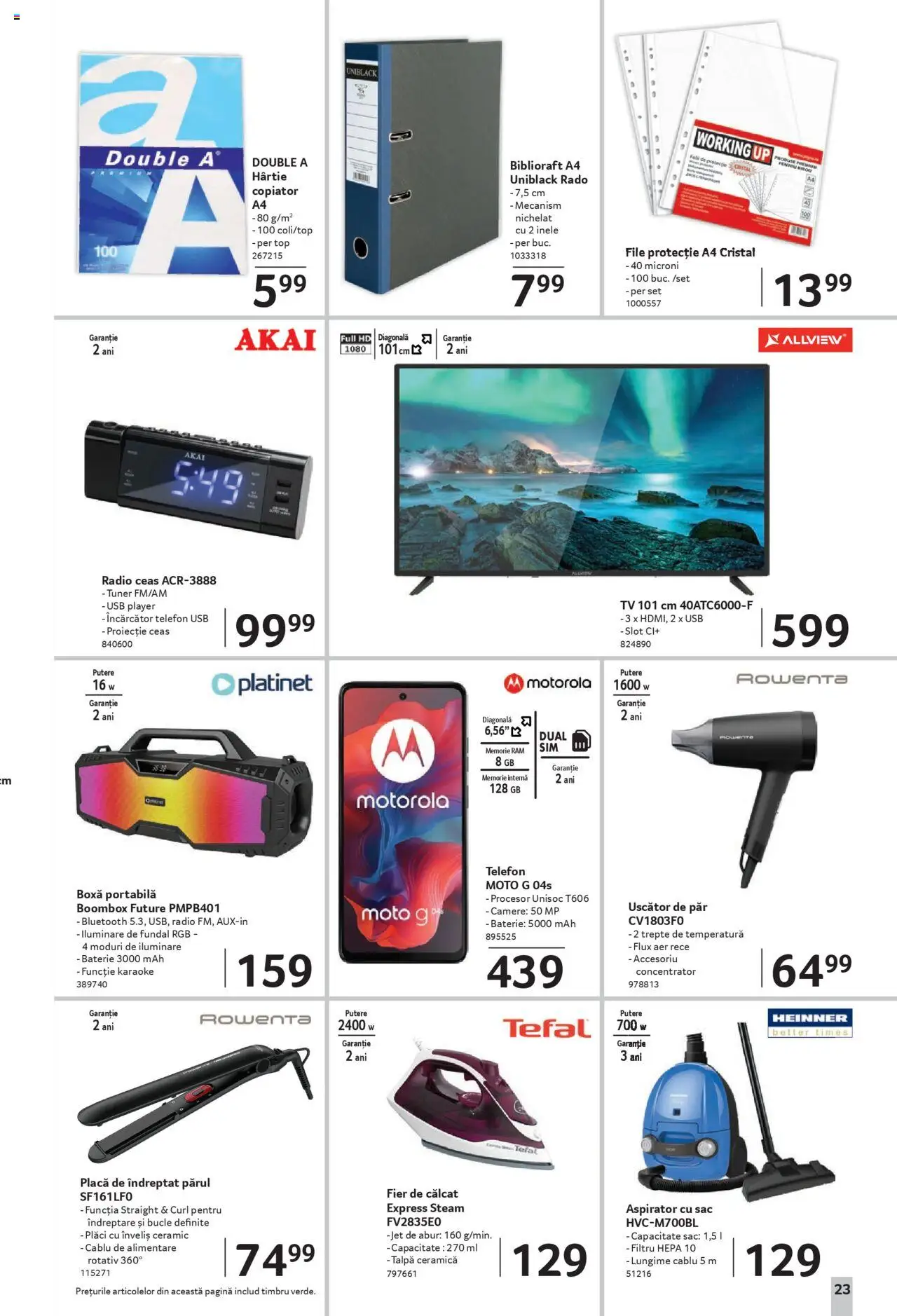 Catalog Selgros - Sibiu – valabil de la 08.08.2025 | Pagină: 23 | Produse: Încărcător, Top, Uscător De Păr, Baterie