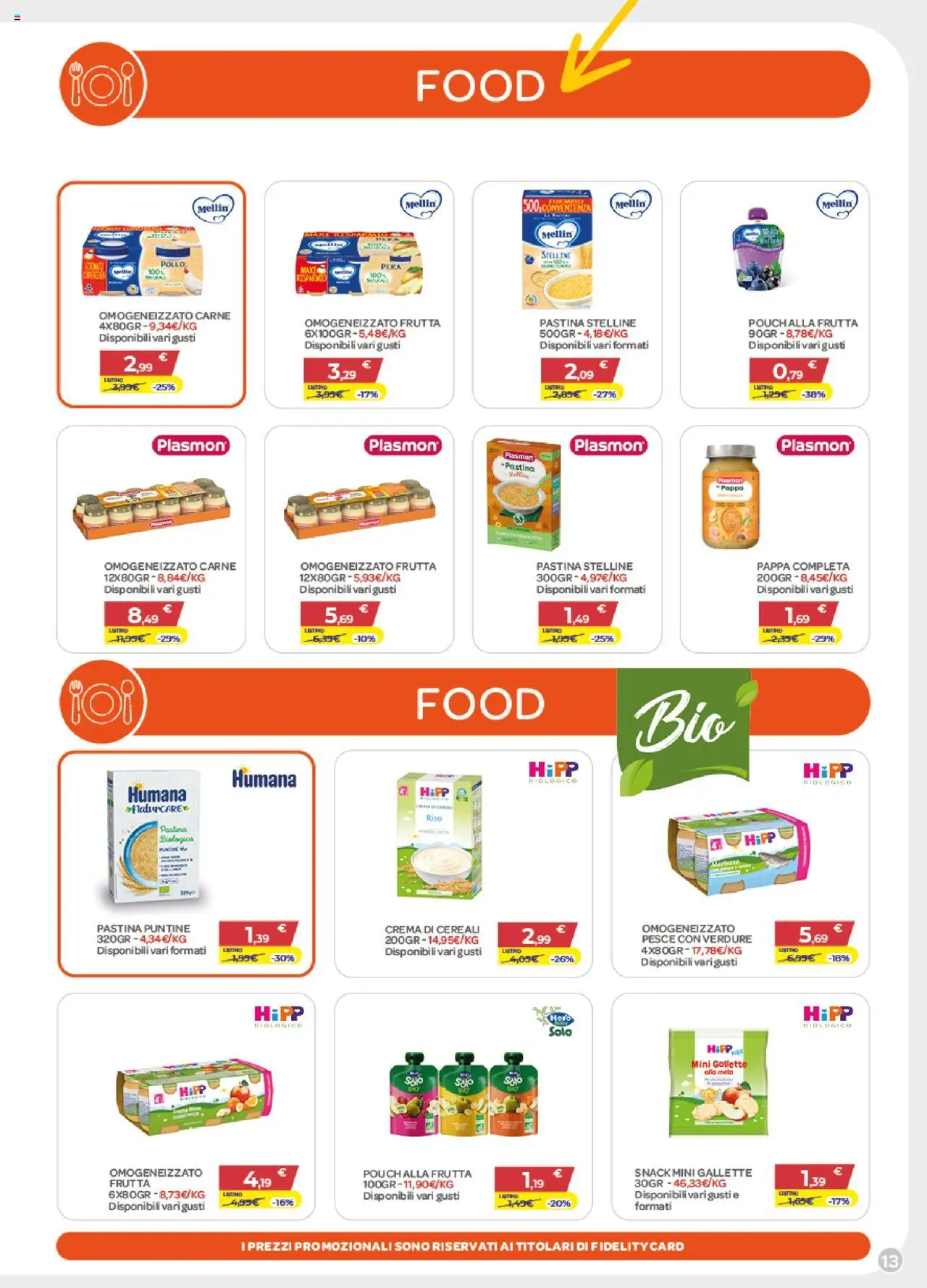 Volantino Bimbo store del 16.10.2025 | Pagina: 13 | Prodotti: Pesce, Cereali, Frutta, Pera