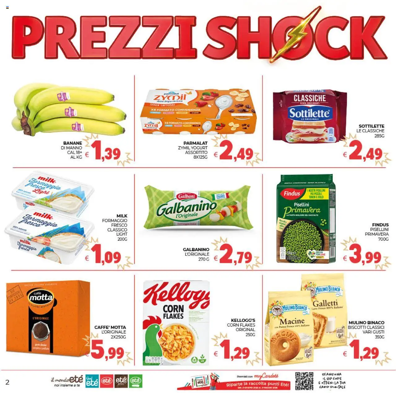 Volantino Eté del 19.09.2025 | Pagina: 2 | Prodotti: Yogurt, Caffè, Tè, Biscotti