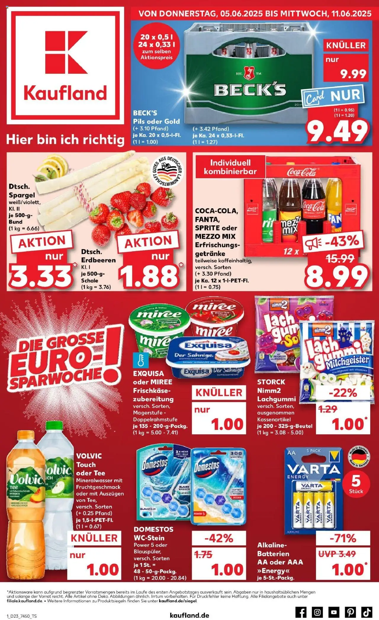 Kaufland prospekt Gummersbach	 - gültig ab dem 09.06.2025 | Seite: 16 | Produkte: Sprite, Pils, Exquisa, Frischkase