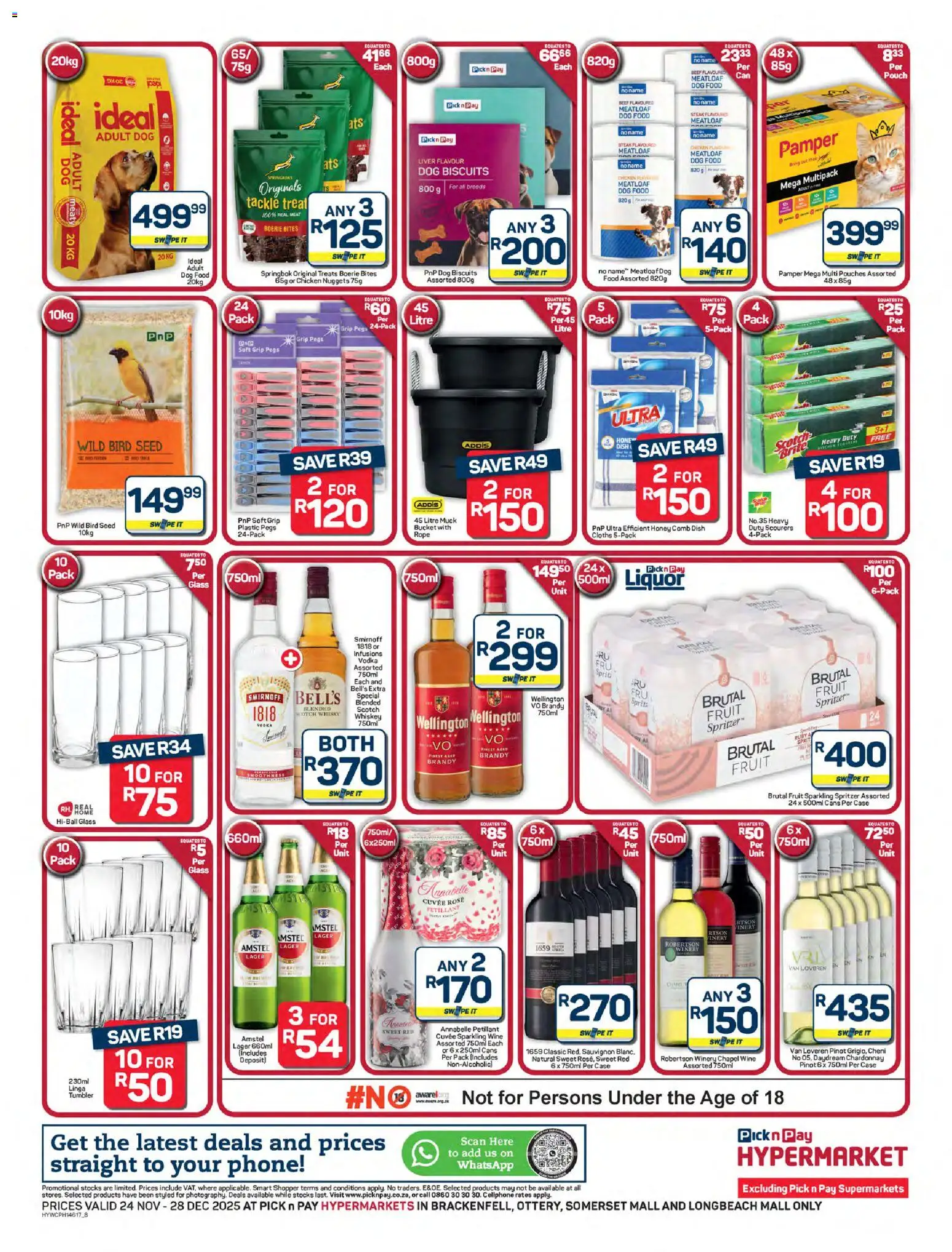 New Pick n Pay catalogue – valid from 24.11.2025 | Page: 8 | Products: Drone, Case, Wine, Beef