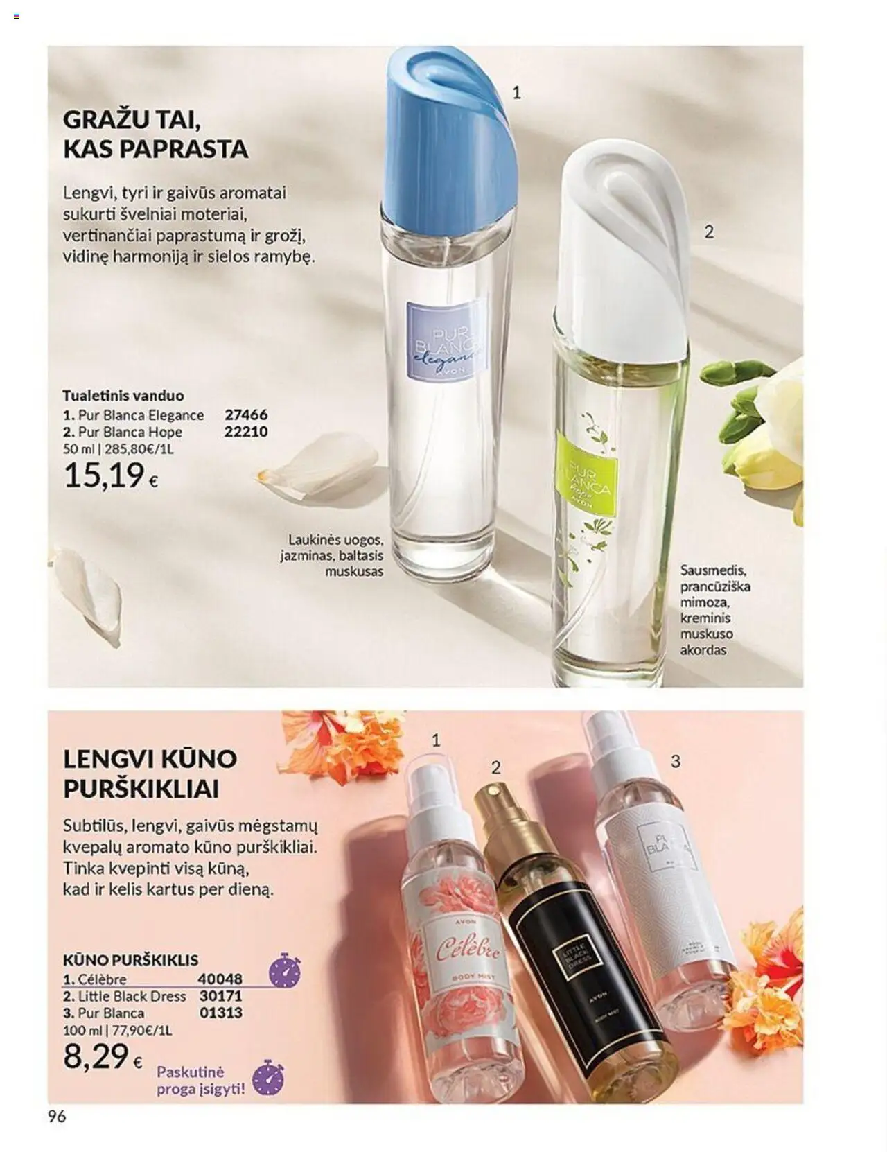 AVON leidinys│galioja nuo 01.07.2025 | Puslapis: 96 | Prekių: Tualetinis vanduo