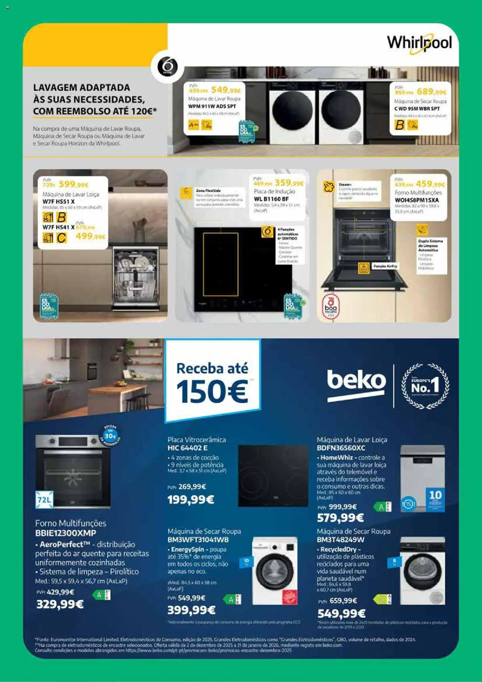 Darty - folheto │ válido de 02.12.2025 | Página: 52 | Produtos: Forno, Máquina de lavar, Telemóvel, Whirlpool