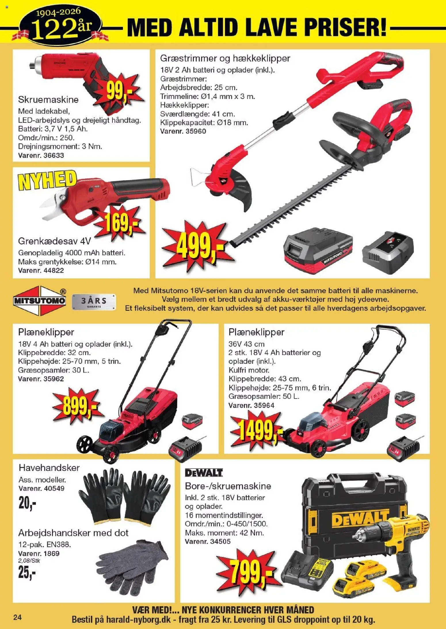 Harald Nyborg tilbudsavis – gyldig fra 12.03.2026 | Side: 26 | Produkter: Batterier, Batteri