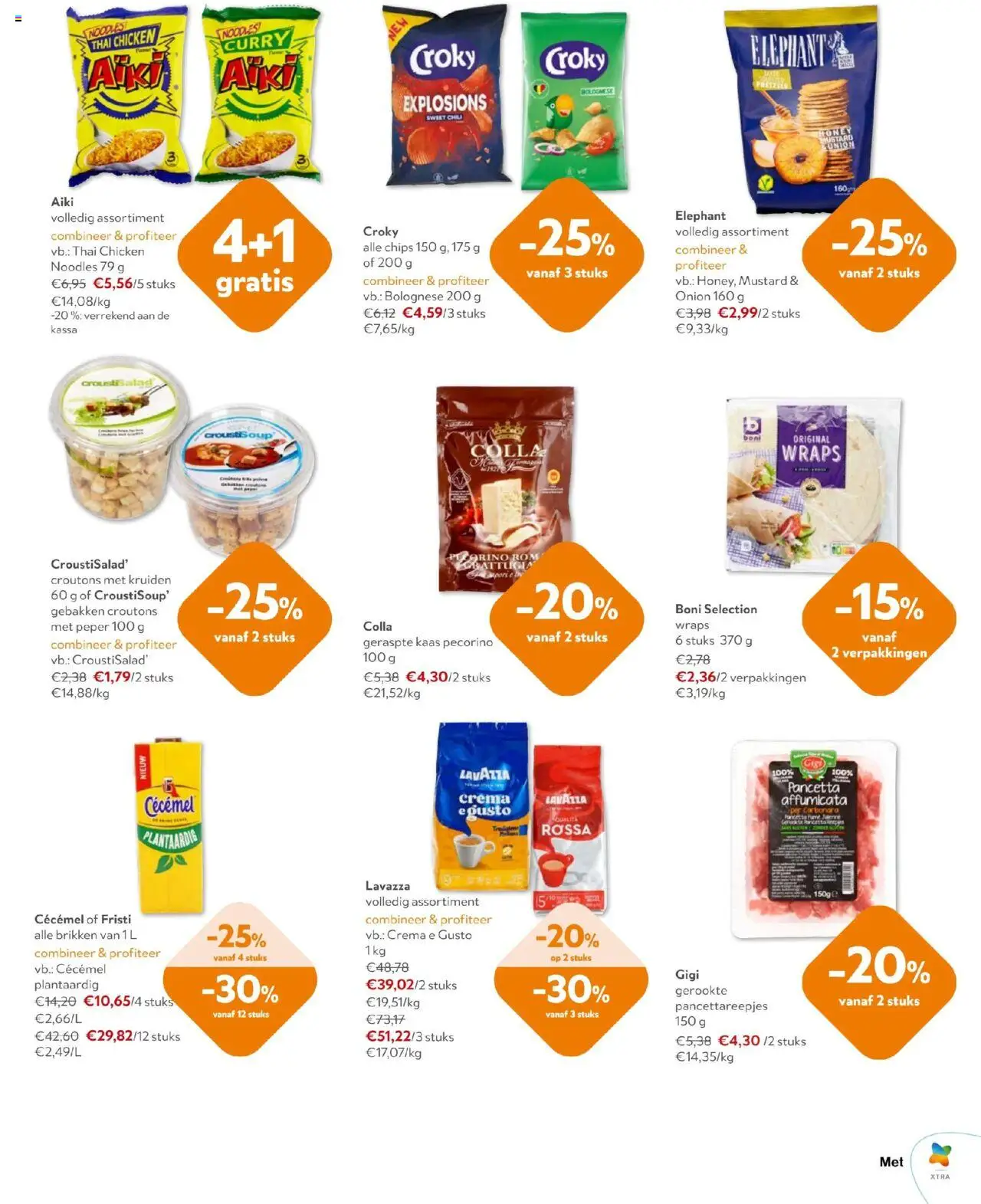  | Pagina: 17 | Producten: Chips, Lavazza, Peper, Kaas