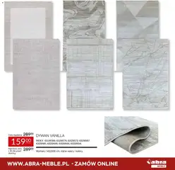 Pogląd oferty "Abra meble Gazetka" - ważna od 20.11.2025 | Strona: 9 | Produkty: Dywan