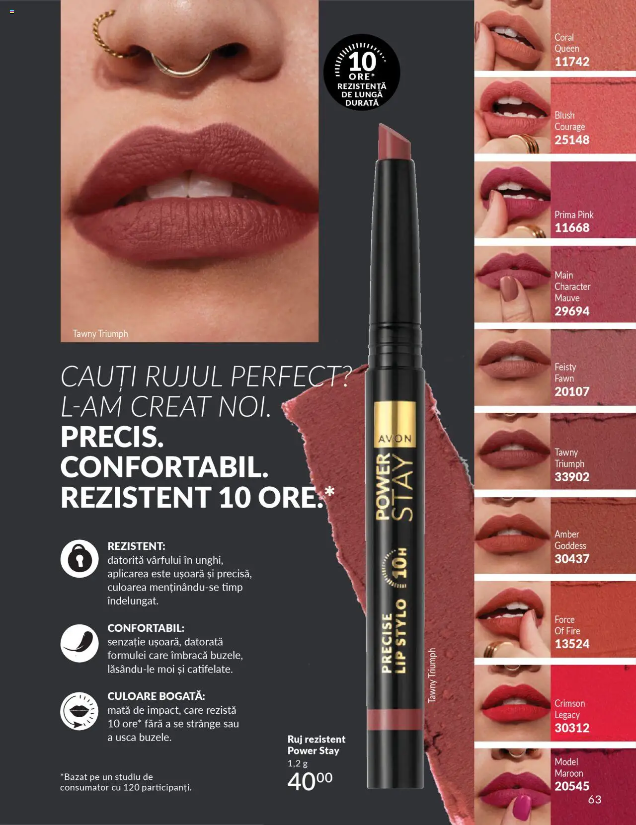 Noul catalog Avon – valabil de la 01.10.2025 | Pagină: 65 | Produse: Blush, Ruj