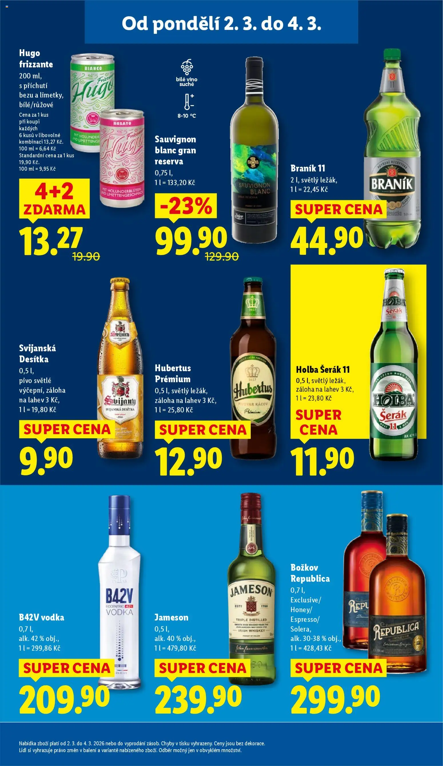 Lidl leták od 02.03.2026 | Strana: 29 | Produkty: Bílé víno, Rum, Šerák, Republica