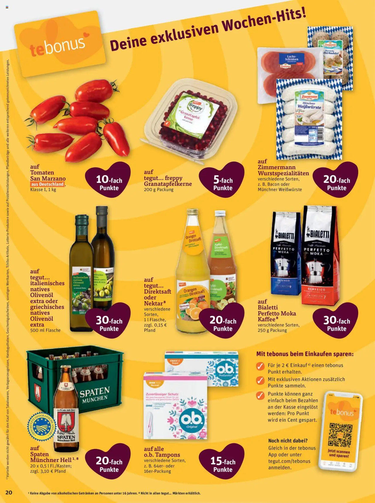 Tegut - Rheinland-Pfalz, Niedersachsen, Heidelberg - gültig ab dem 07.08.2025 | Seite: 22 | Produkte: Olivenol, Äpfel, Lachs, Schinken