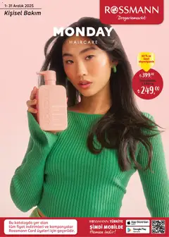 01.12.2025 tarihinden itibaren geçerli olan Rossmann kataloğu önizlemesi