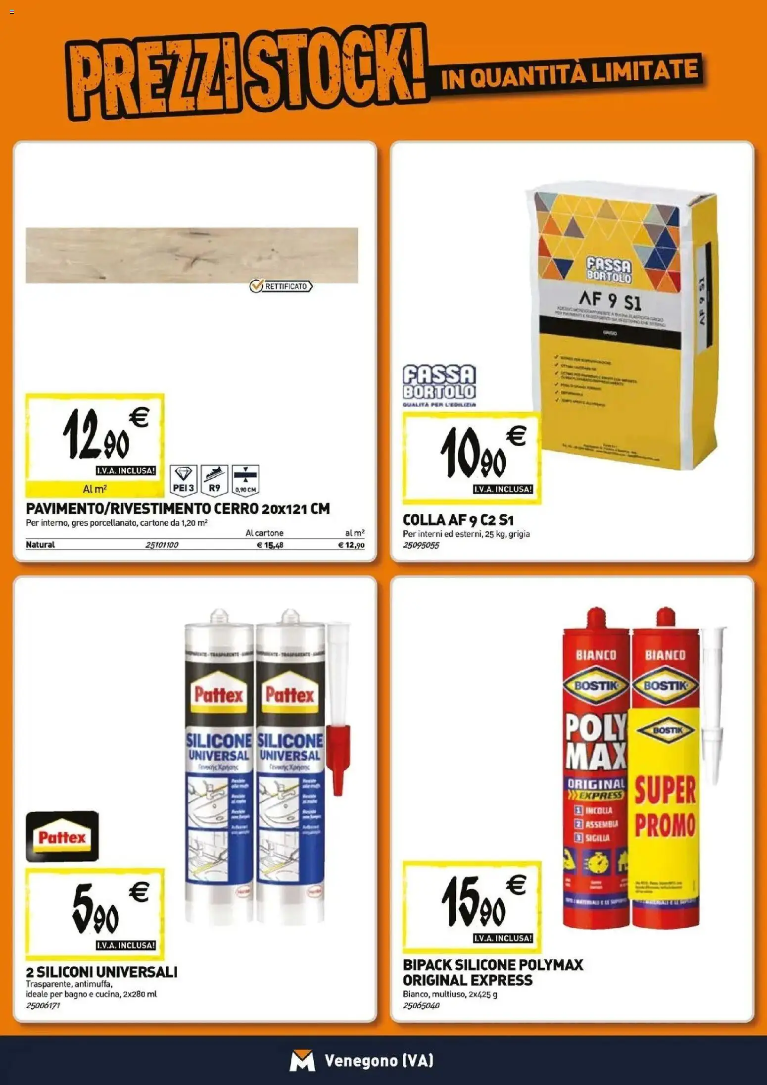 Volantino TECNOMAT del 26.03.2026 | Pagina: 10 | Prodotti: Colla, Silicone, Bagno