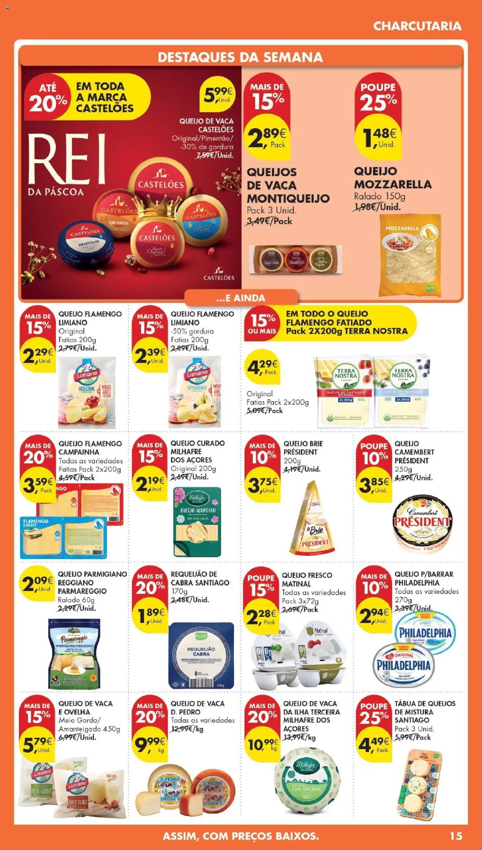 Pingo Doce Poupe Esta Semana Madeira │ válido de 31.03.2026 | Página: 15 | Produtos: Tábua, Cream cheese, Campainha, Queijo