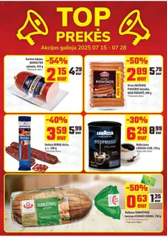ČIA MARKET - Leidinys│galioja nuo 15.07.2025 | Puslapis: 2 | Prekių: Batonas, Dešrelės, Duona, Kava