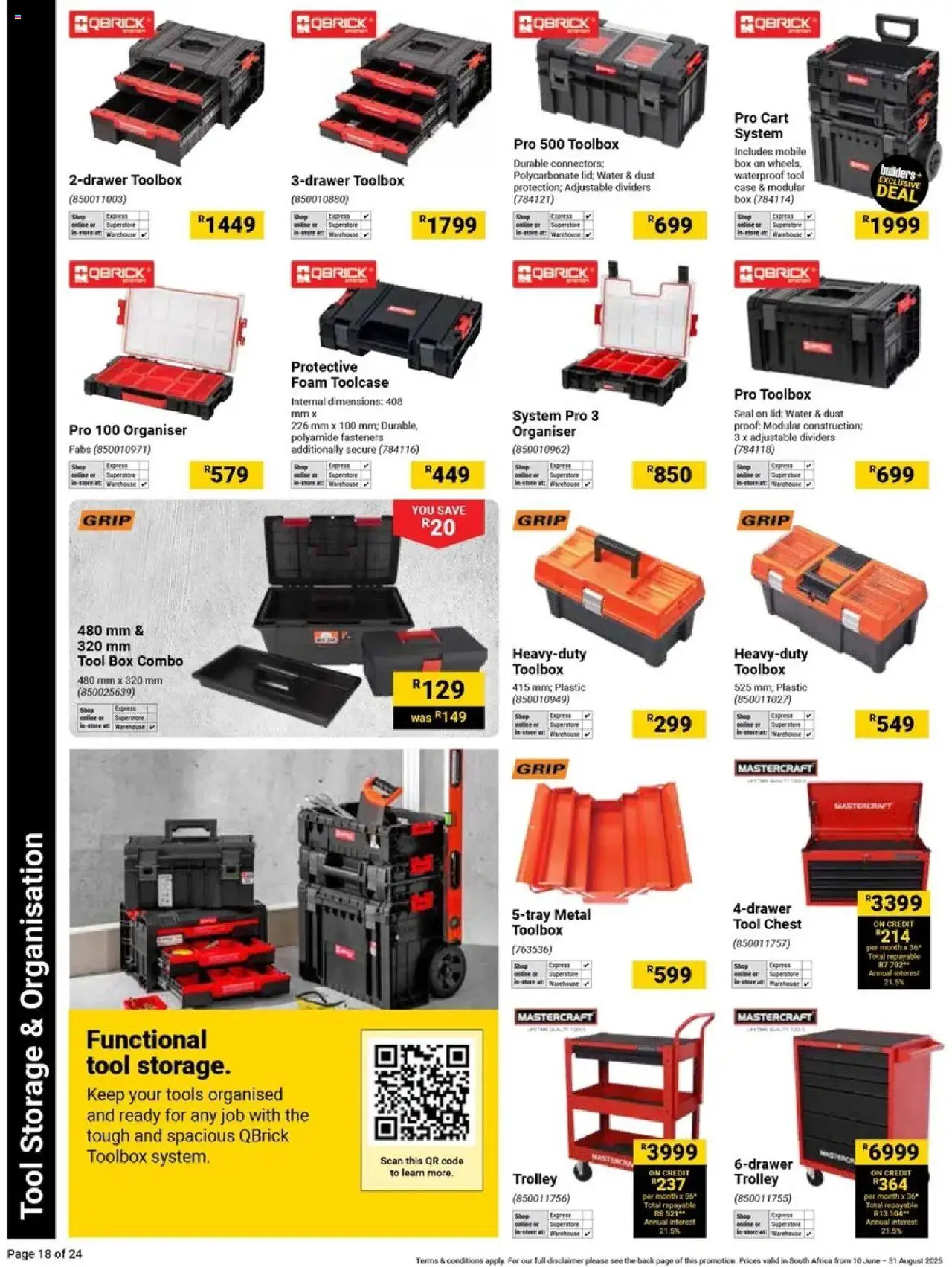 Builders - It's Tools That Can Keep Up Day │ valid from 10.06.2025 | Page: 18 | Products: Case, Box, Water, Foam