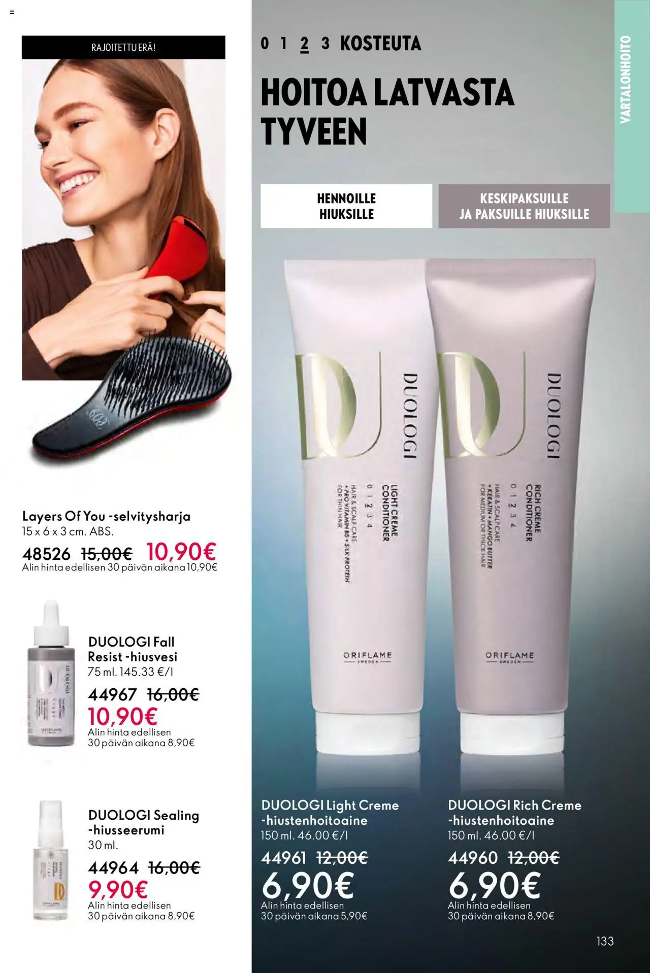 Oriflame - Esite 14 – voimassa 08.10.2025 alkaen | Sivu: 133 | Tuotteet: Mango, Hiustenhoitoaine