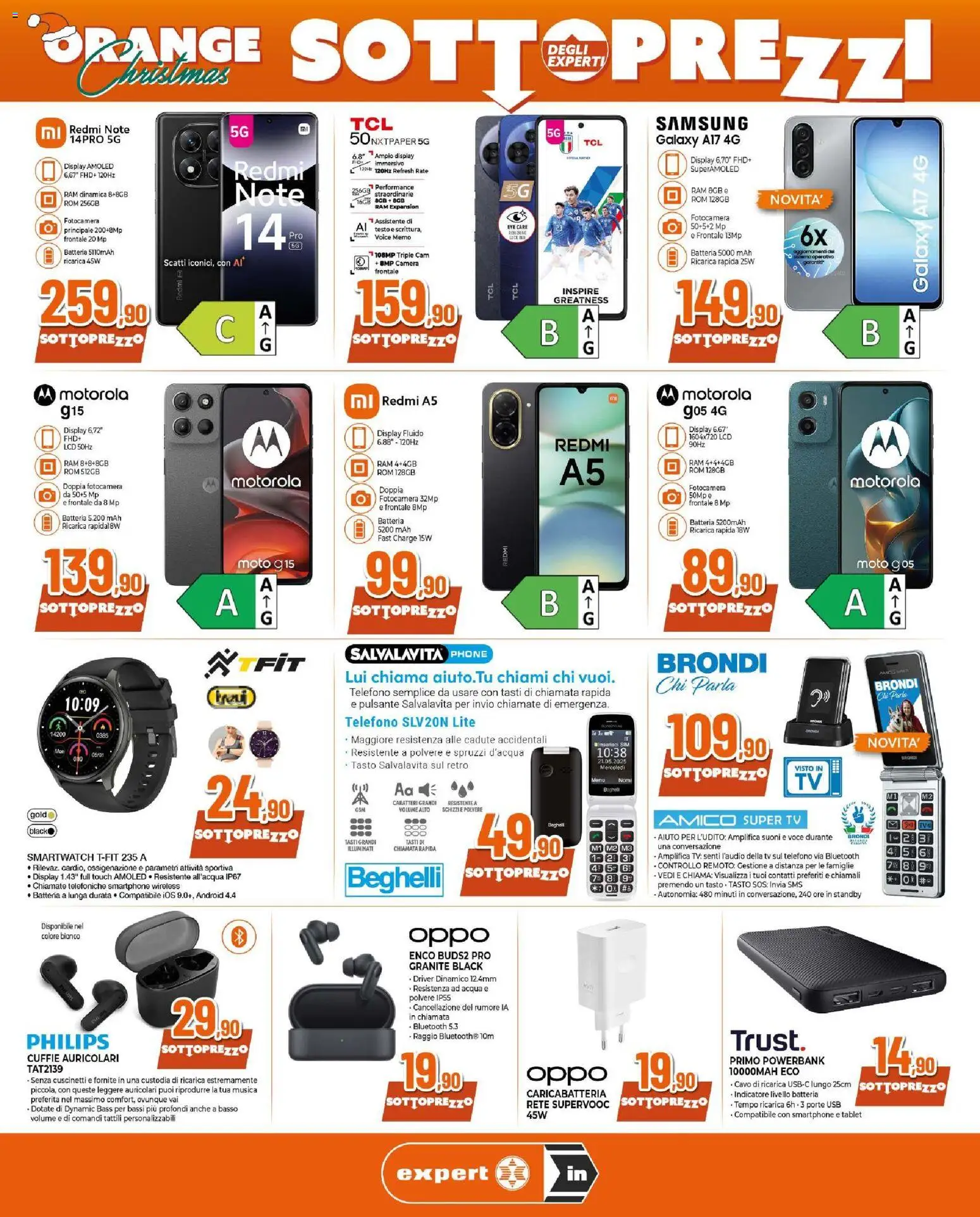 Volantino Ipercoop del 12.12.2025 | Pagina: 3 | Prodotti: Auricolari, Telefono, Smartphone, Tablet