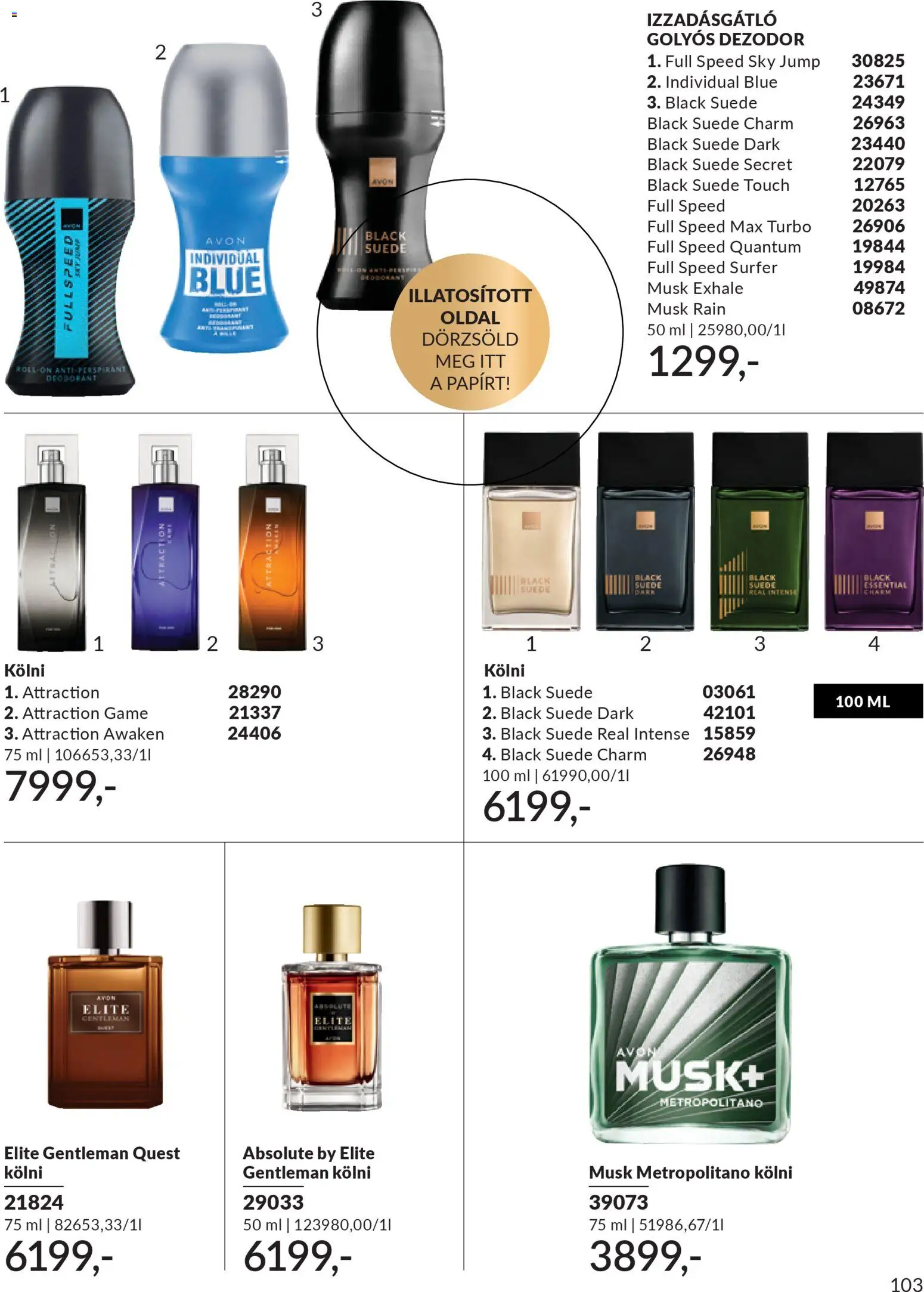 Avon akciós ujság - amely érvényes a következő dátumtól: 01.04.2026 | Oldal: 119