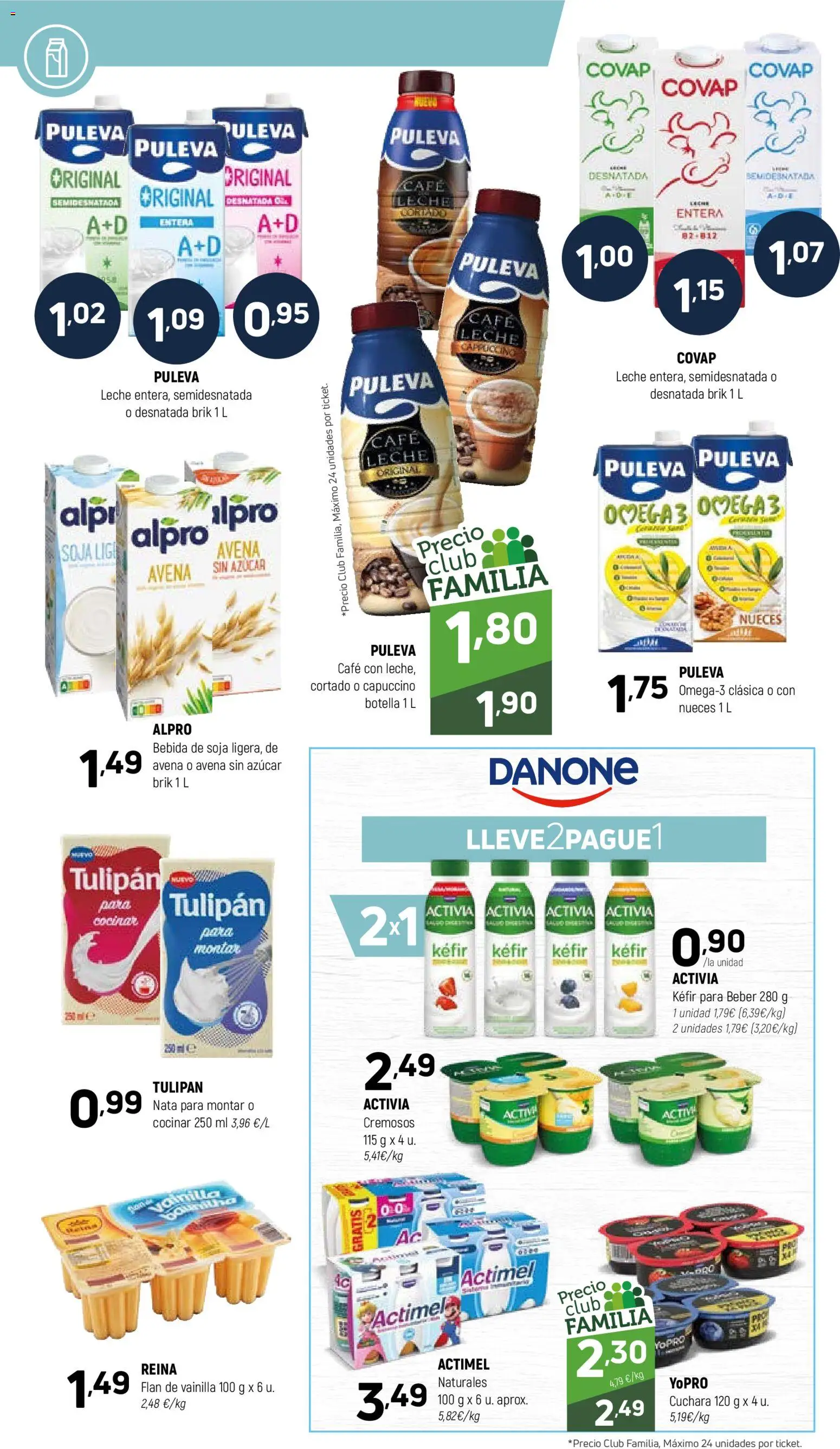 Coviran - Albacete │ válido desde el 27.01.2026 | Página: 6 | Productos: Leche, Café, Bebida de soja