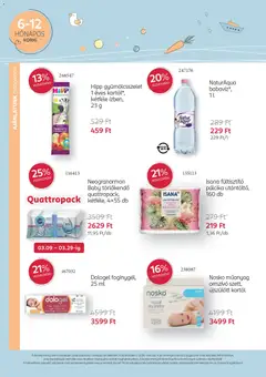 Isana fültisztító pálcika utántöltő, 160 db - amely érvényes a következő dátumtól: 09.03.2026 | Oldal: 8 | Termékek: Törlőkendő, Fültisztító pálcika, Fültisztító