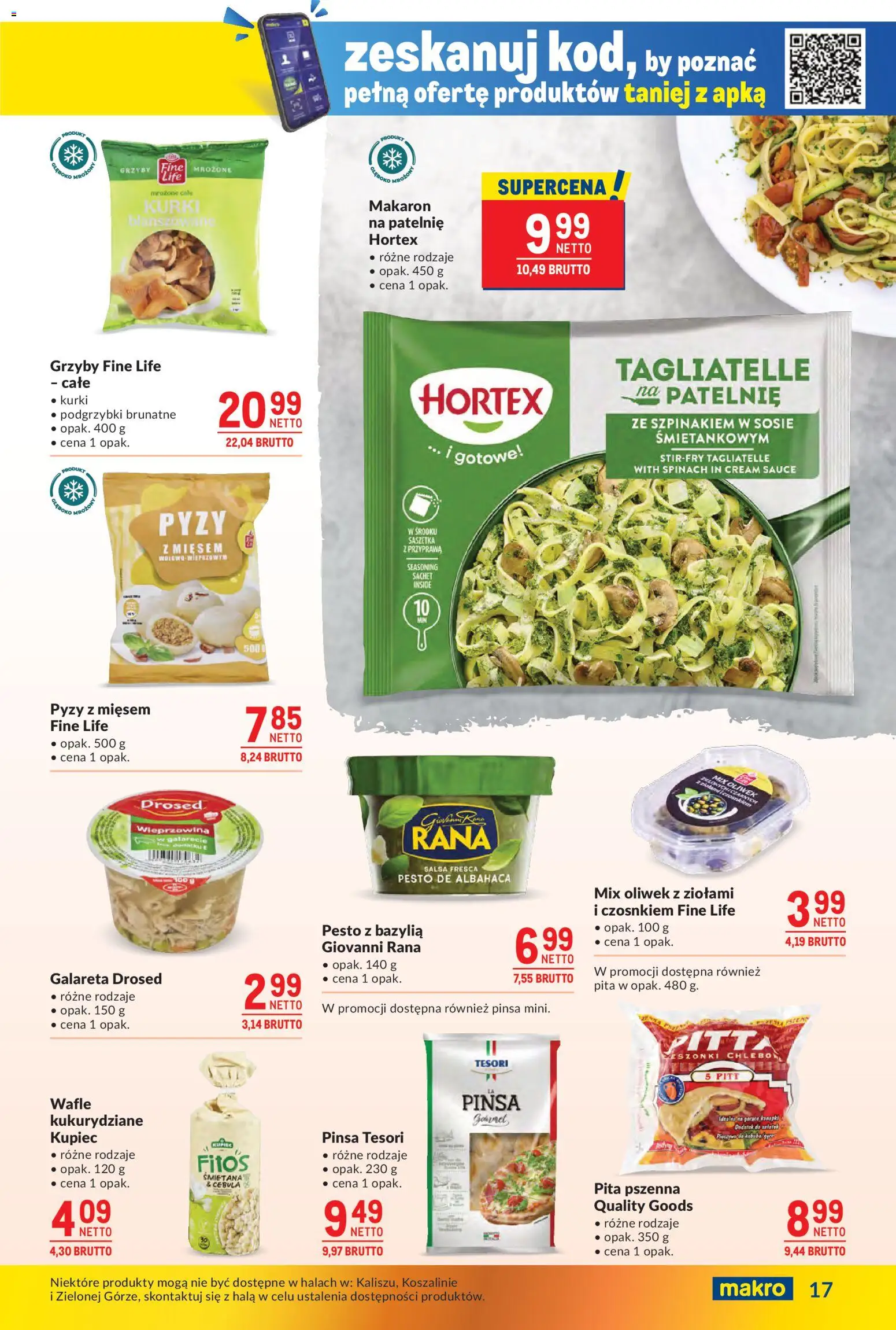Makro Gazetka od 12.11.2025 | Strona: 17 | Produkty: Wafle, Patelnie, Wieprzowina, Pita