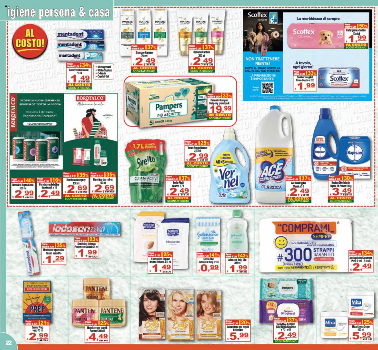 Volantino CTS del 17.04.2026 | Pagina: 22 | Prodotti: Shampoo, Candeggina, Limone, Colla