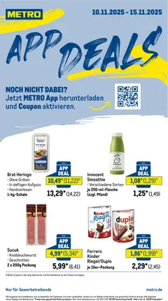Metro  App-Deals ab 10.11.2025 gültig