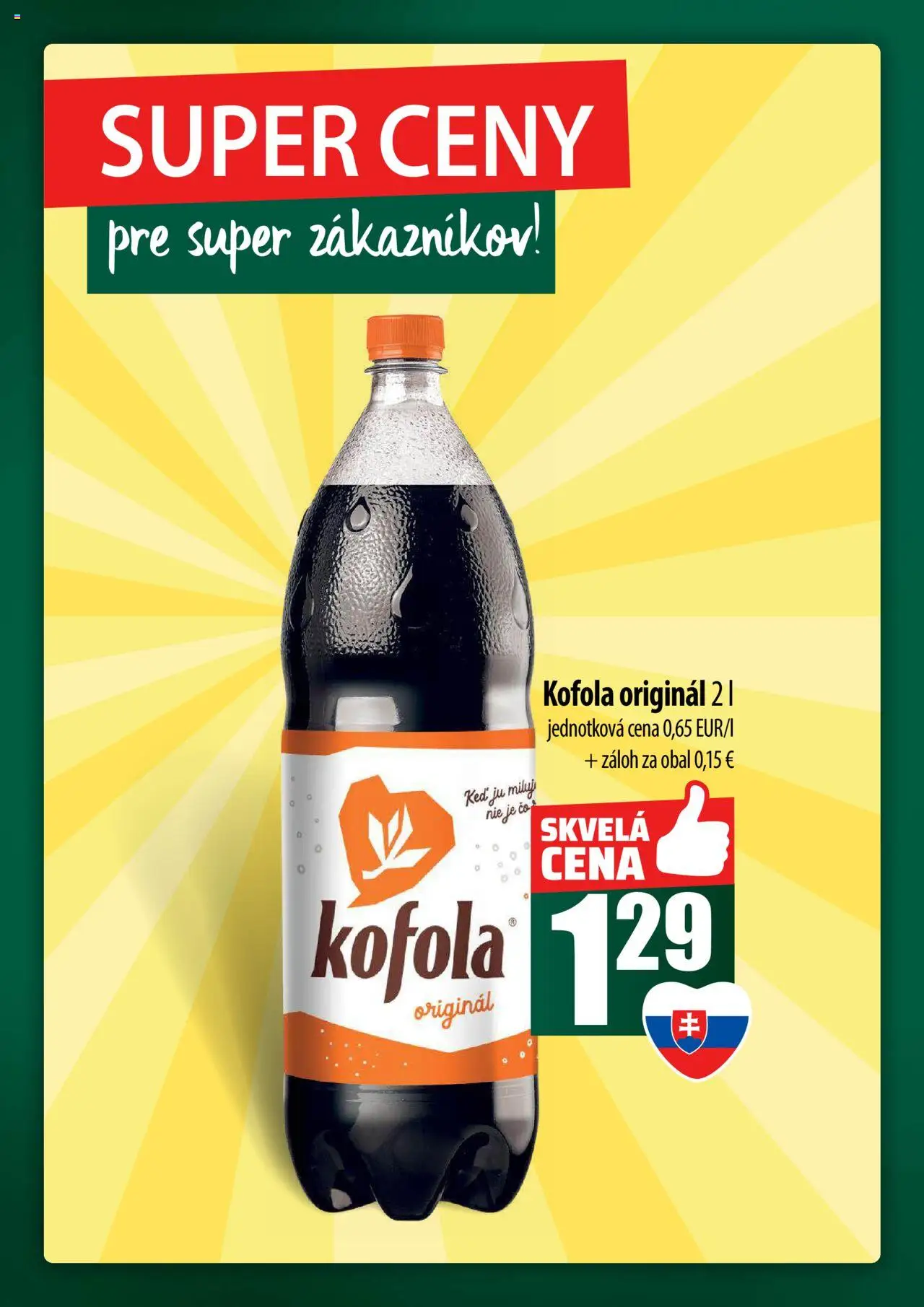 Nové COOP Jednota akcie – leták je platný od 16.10.2025 | Strana: 52 | Produkty: Kofola