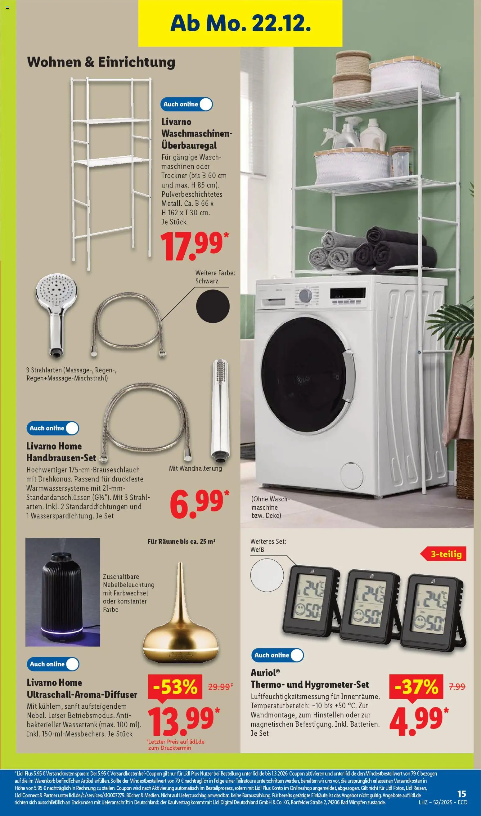 Lidl - Prospekt – gültig ab 22.12.2025 | Seite: 25 | Produkte: Trockner, Bad