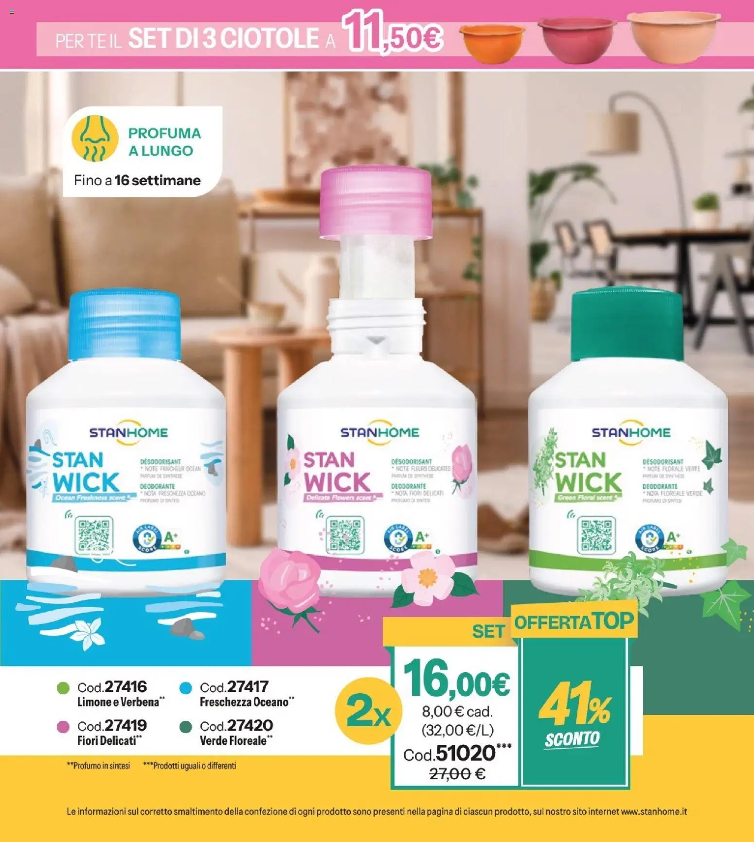 Volantino Stanhome del 10.03.2026 | Pagina: 11 | Prodotti: Deodorante, Limone, Profumo
