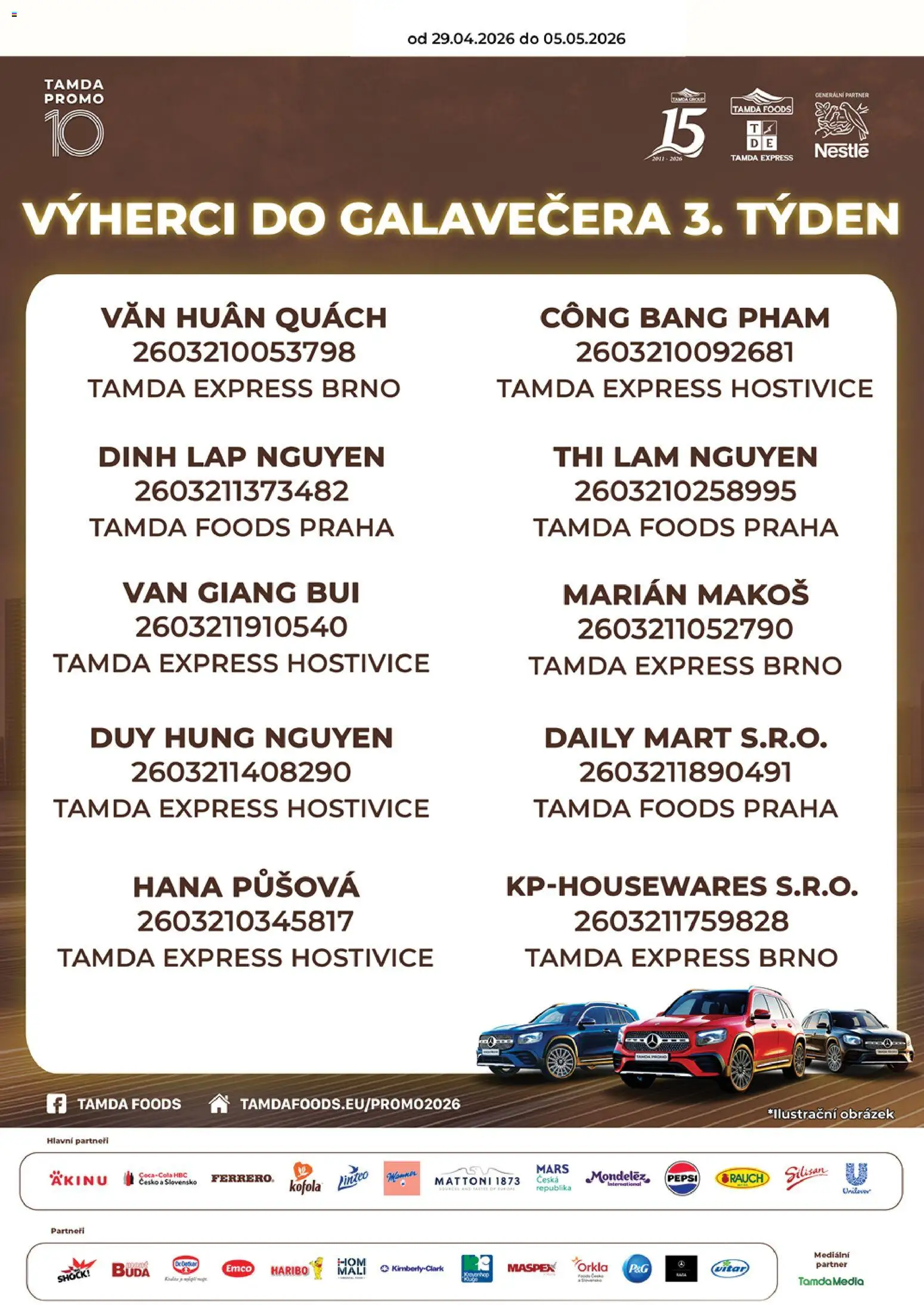 Tamda Foods leták od 29.04.2026 | Strana: 3 | Produkty: Mattoni, Haribo, Pepsi