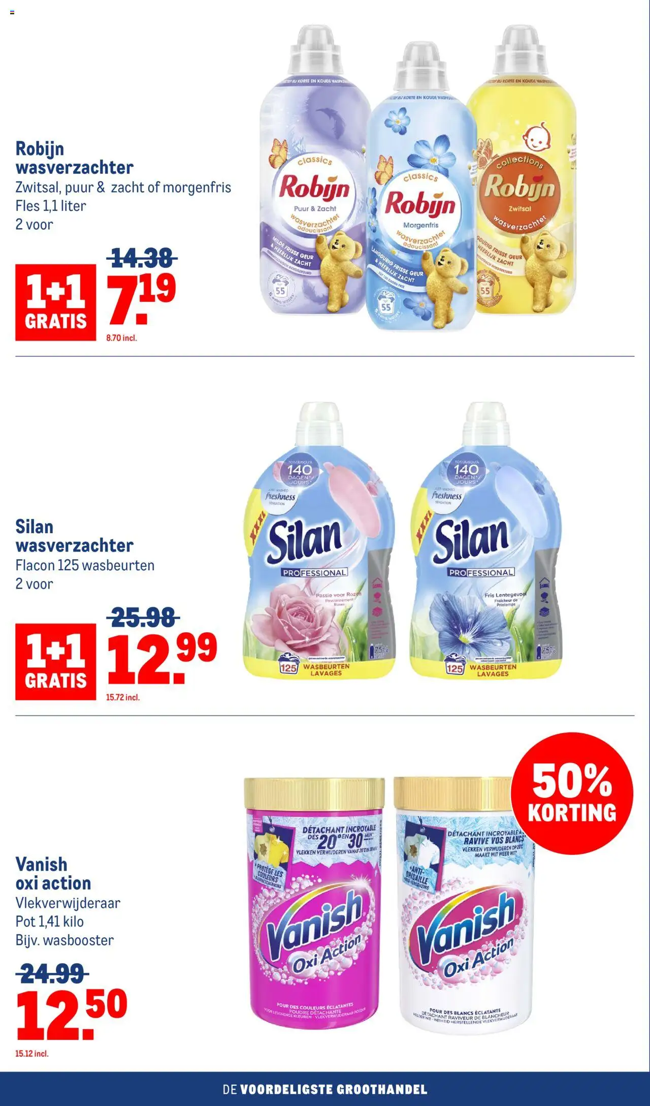 {H1} | Pagina: 90 | Producten: Wasverzachter, Robijn, Pot, Fles