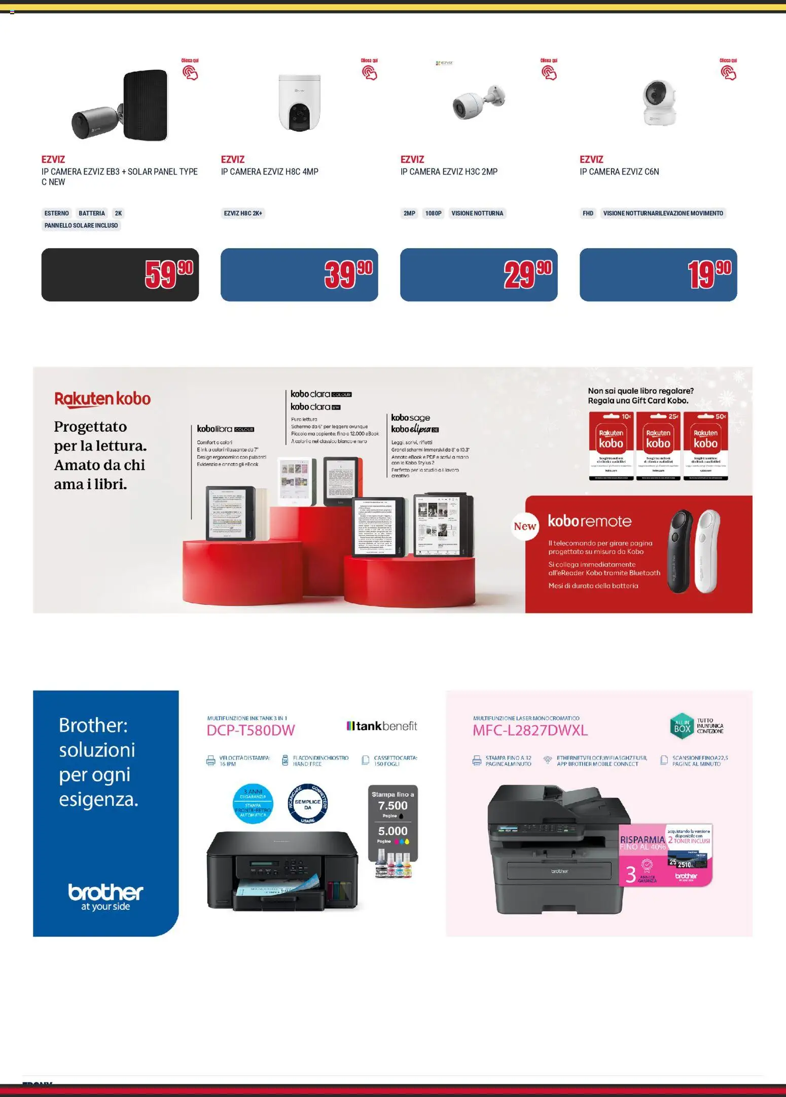 Volantino Trony del 24.11.2025 | Pagina: 8 | Prodotti: Mobile, Telecomando, Toner, Stampa