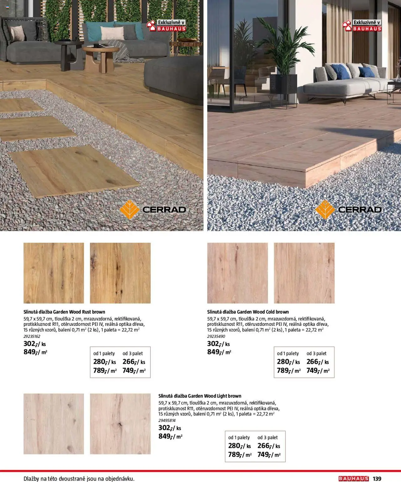 Bauhaus katalog Zahradní nábytek od 01.04.2025 | Strana: 139 | Produkty: Dlažba