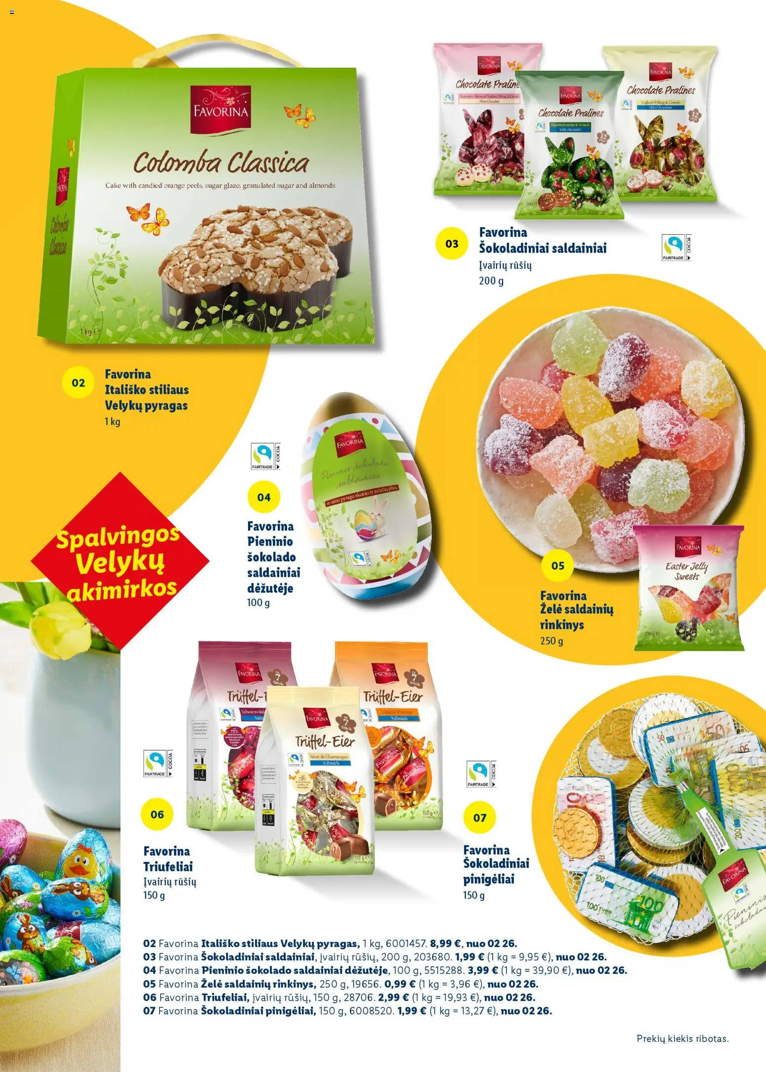 LIDL akcijos nuo 01.03.2026 | Puslapis: 27 | Prekių: Pyragas, Saldainiai