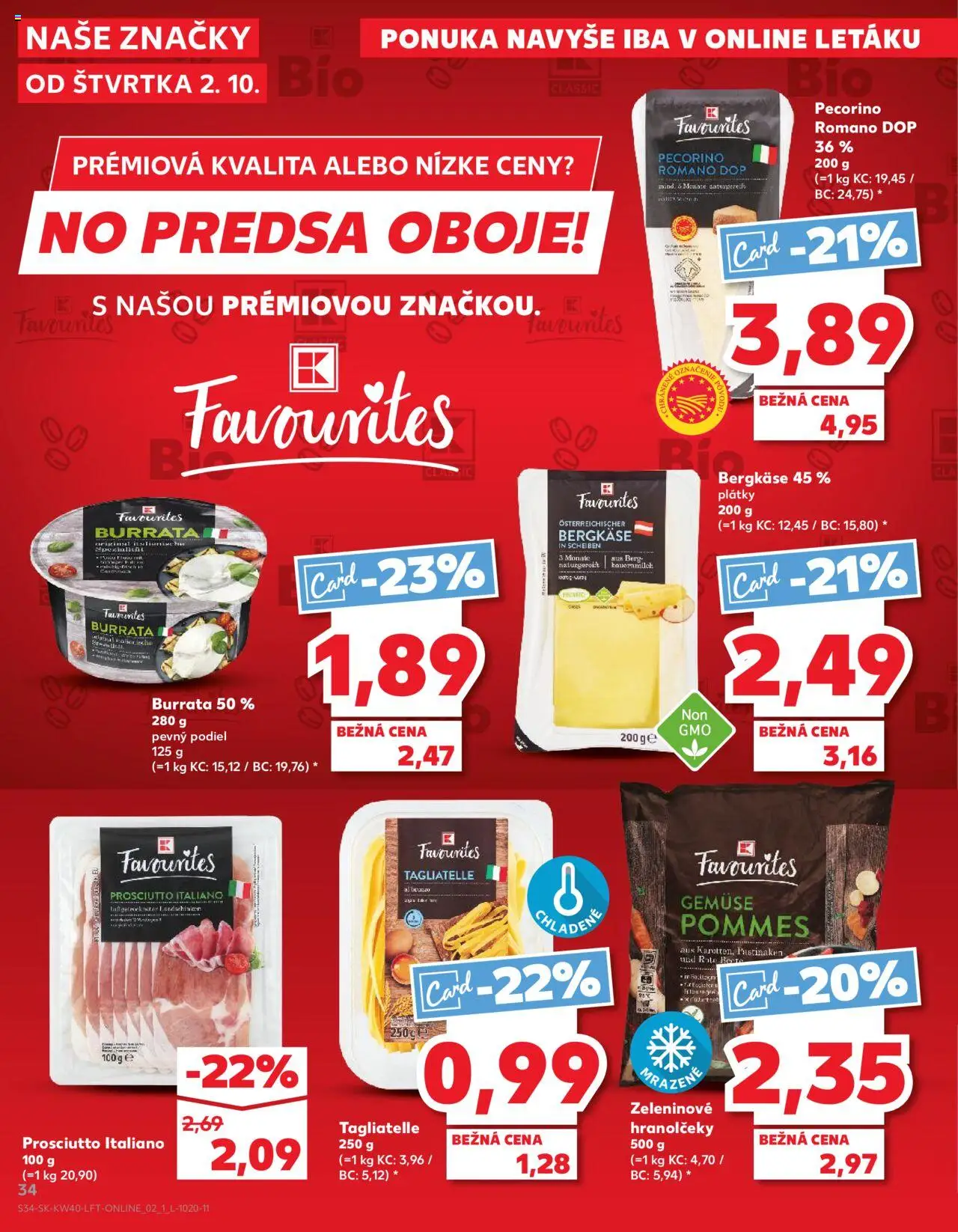 Nové Kaufland akcie – leták je platný od 02.10.2025 | Strana: 34