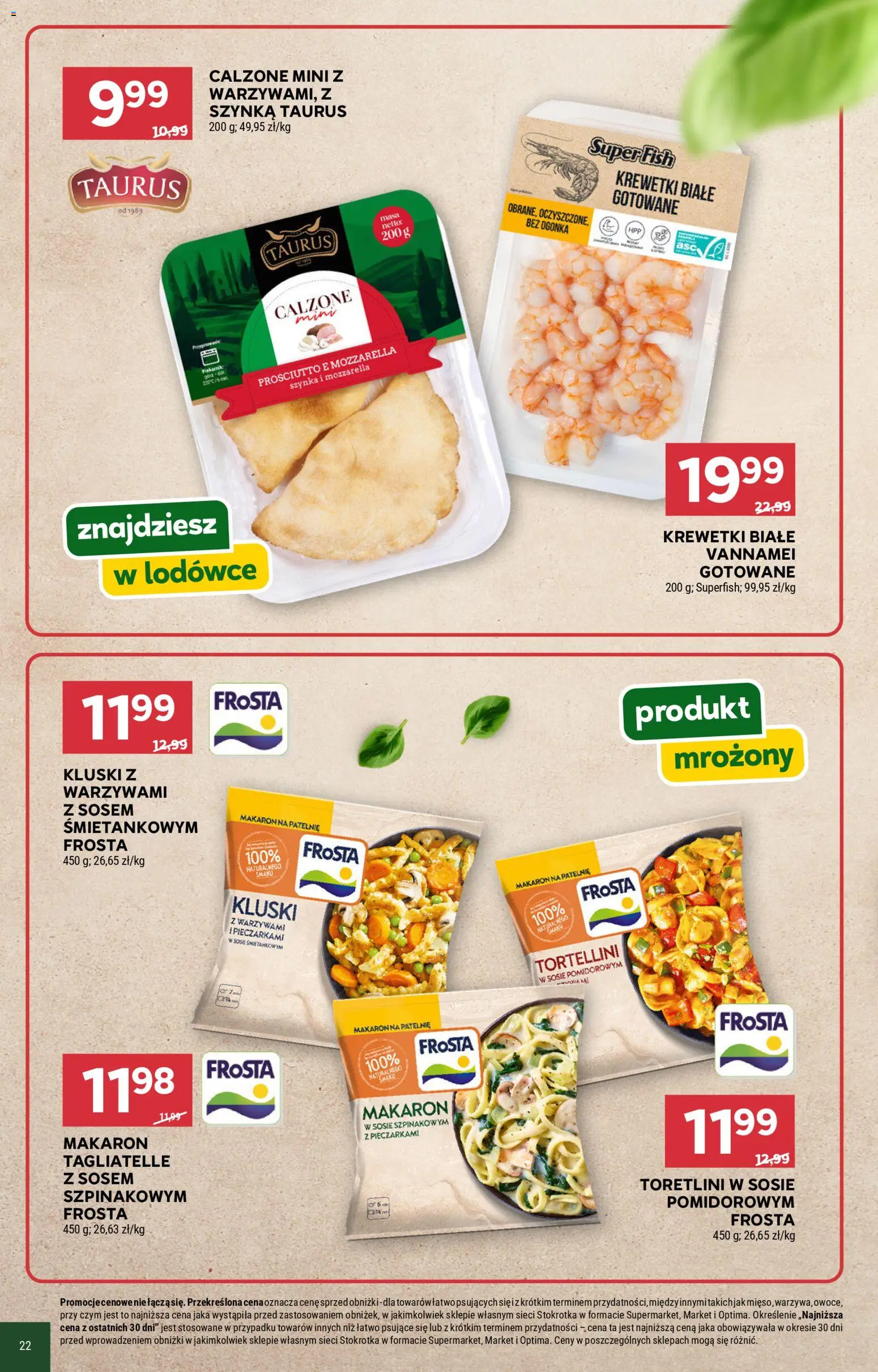 Stokrotka gazetka - Włochy od kuchni od 16.04.2026 | Strona: 7 | Produkty: Tortellini, Krewetki białe, Patelnie, Tagliatelle