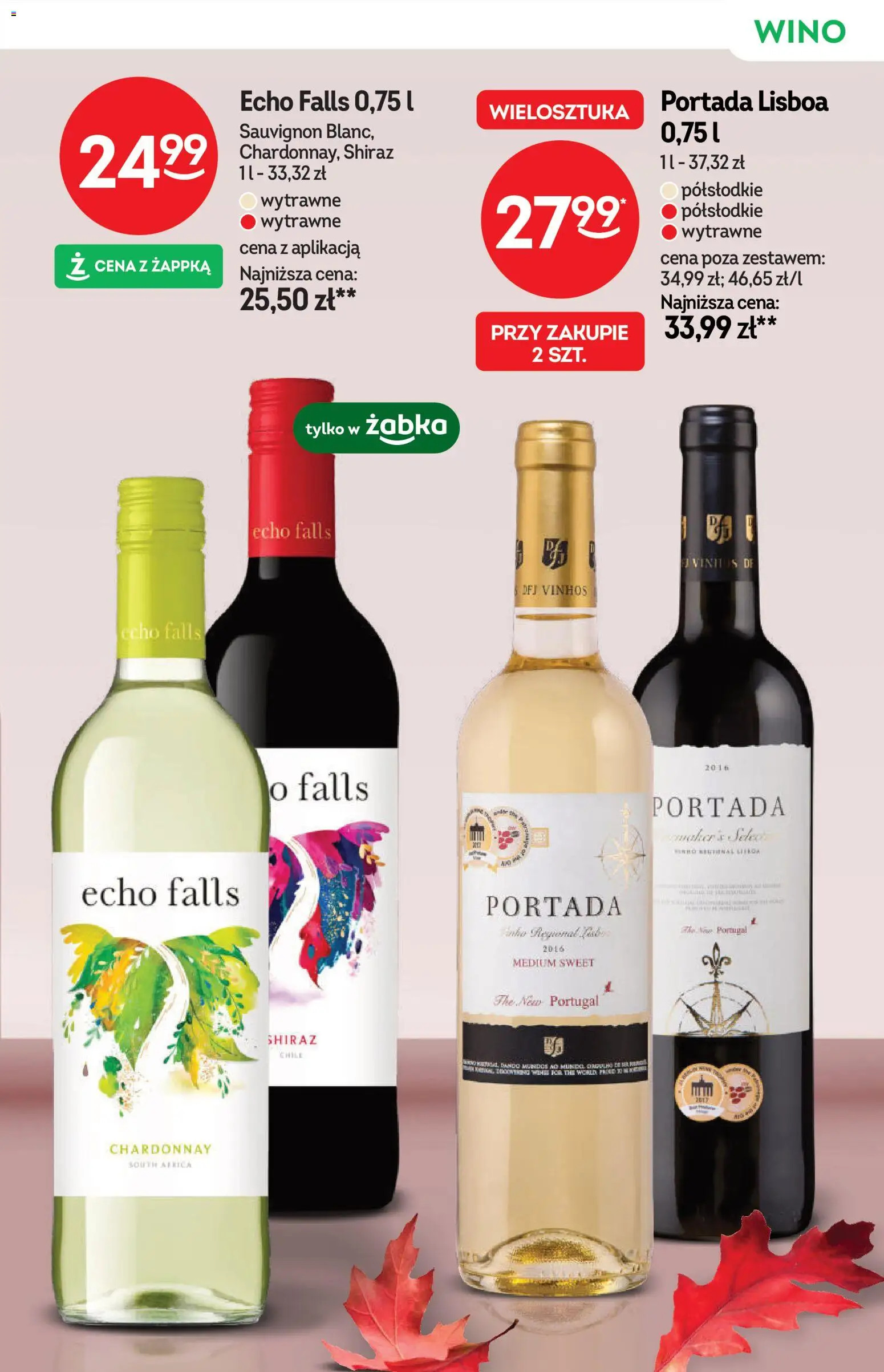 Żabka Gazetka - Katalog win od 29.10.2025 | Strona: 15 | Produkty: Chardonnay, Wino