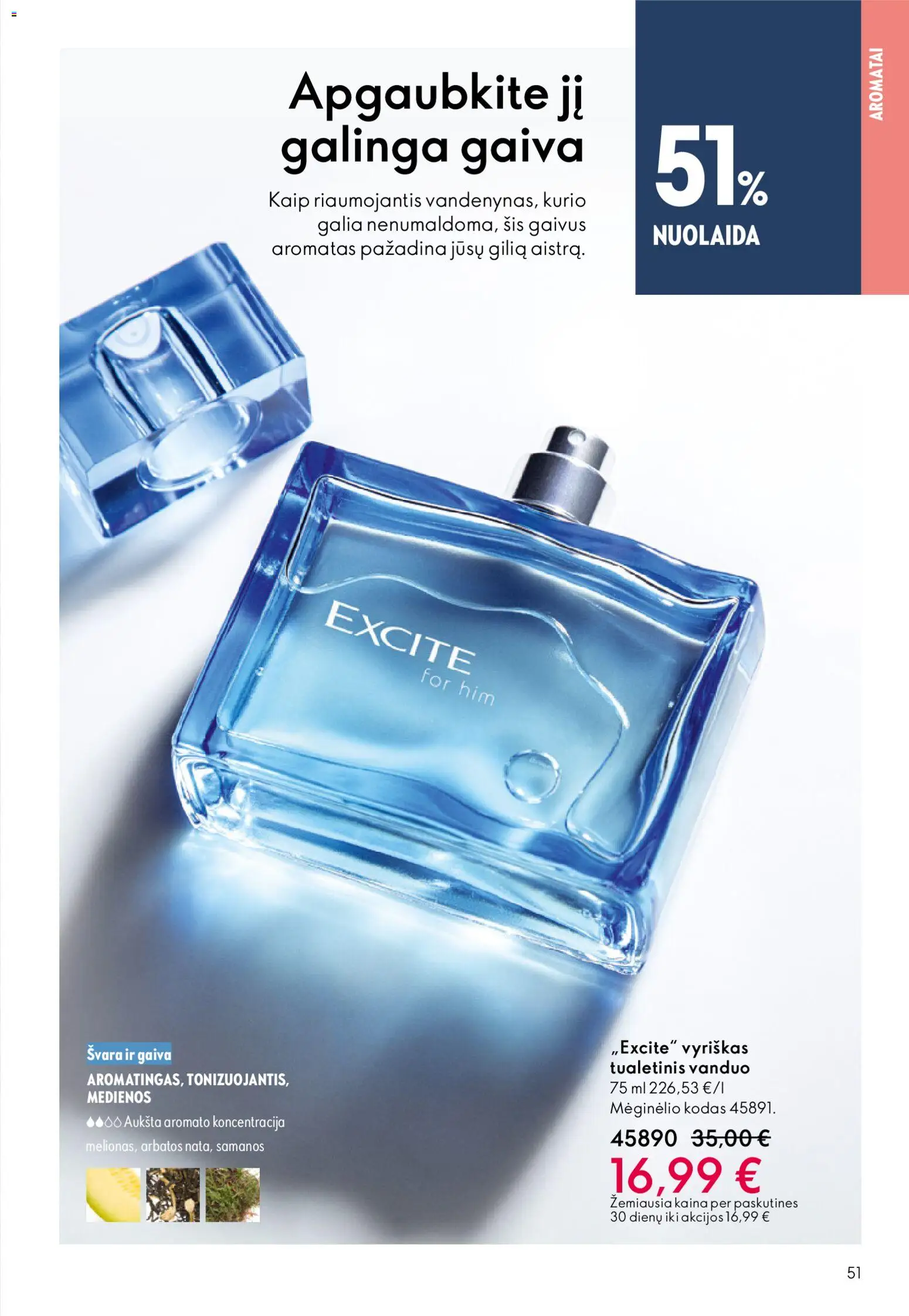 Oriflame akcijos nuo 10.12.2025 | Puslapis: 51 | Prekių: Tualetinis vanduo